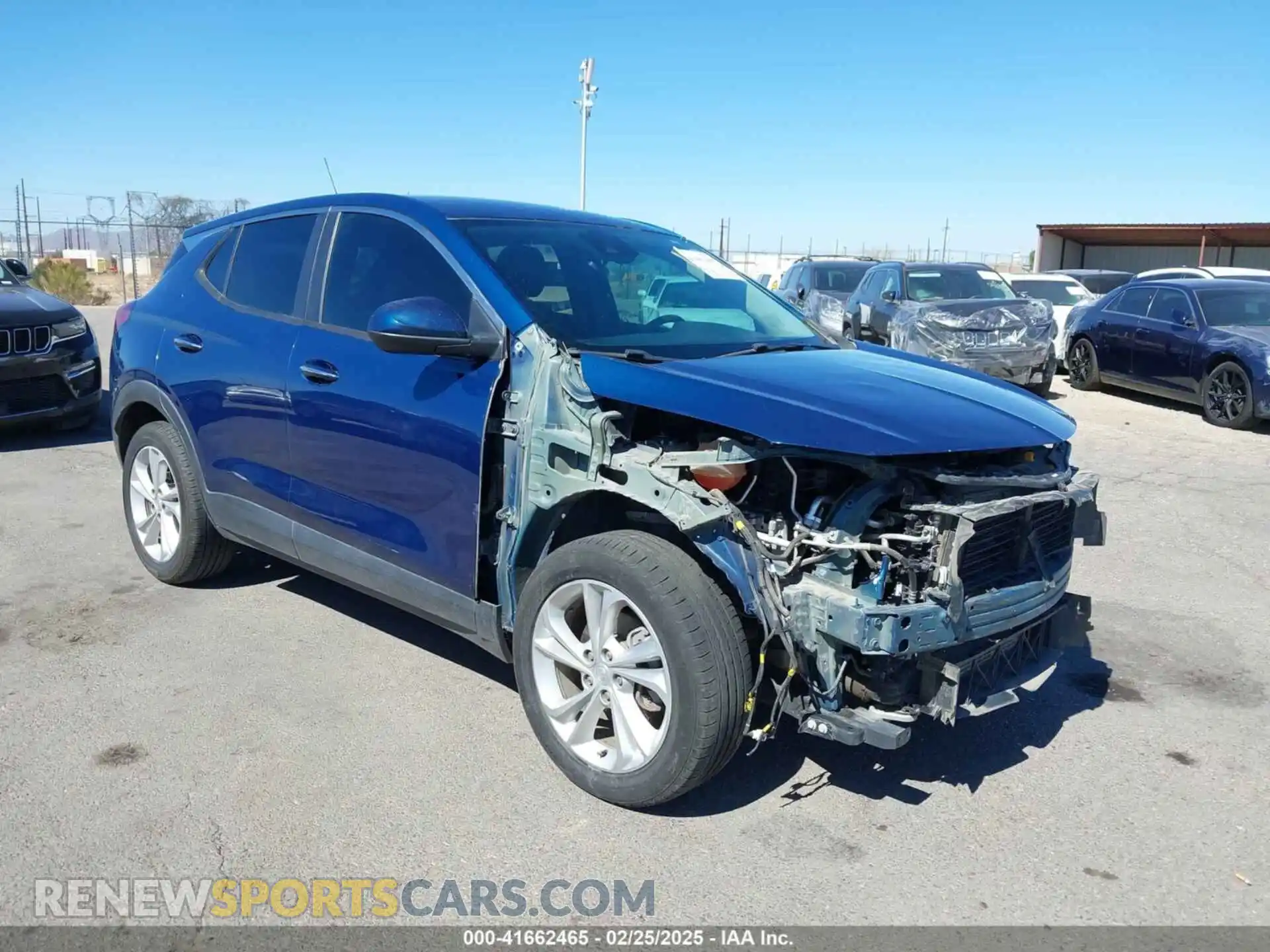 1 Photograph of a damaged car KL4MMBS23MB056406 BUICK ENCORE GX 2021