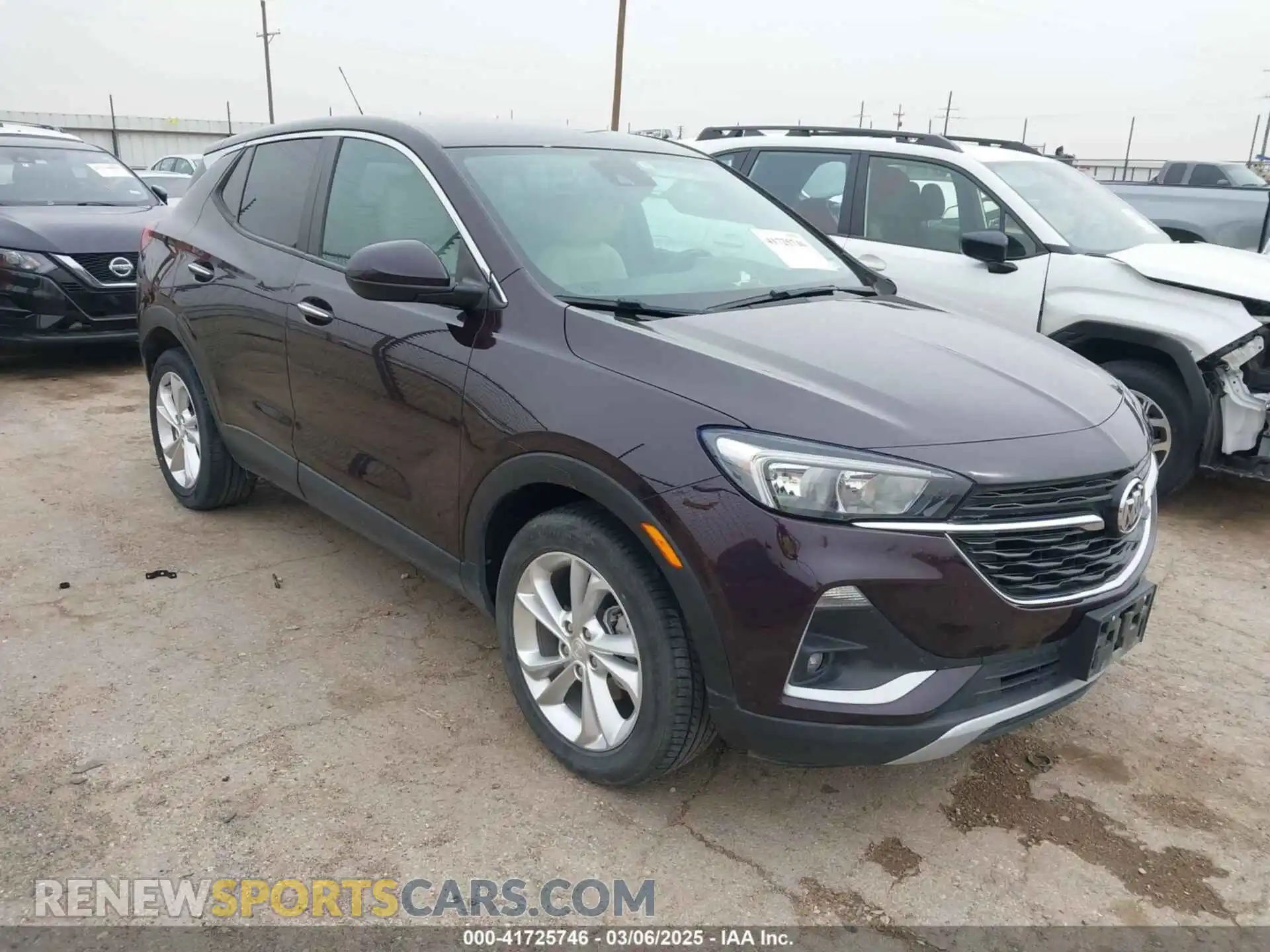 1 Фотография поврежденного автомобиля KL4MMBS23MB149376 BUICK ENCORE GX 2021