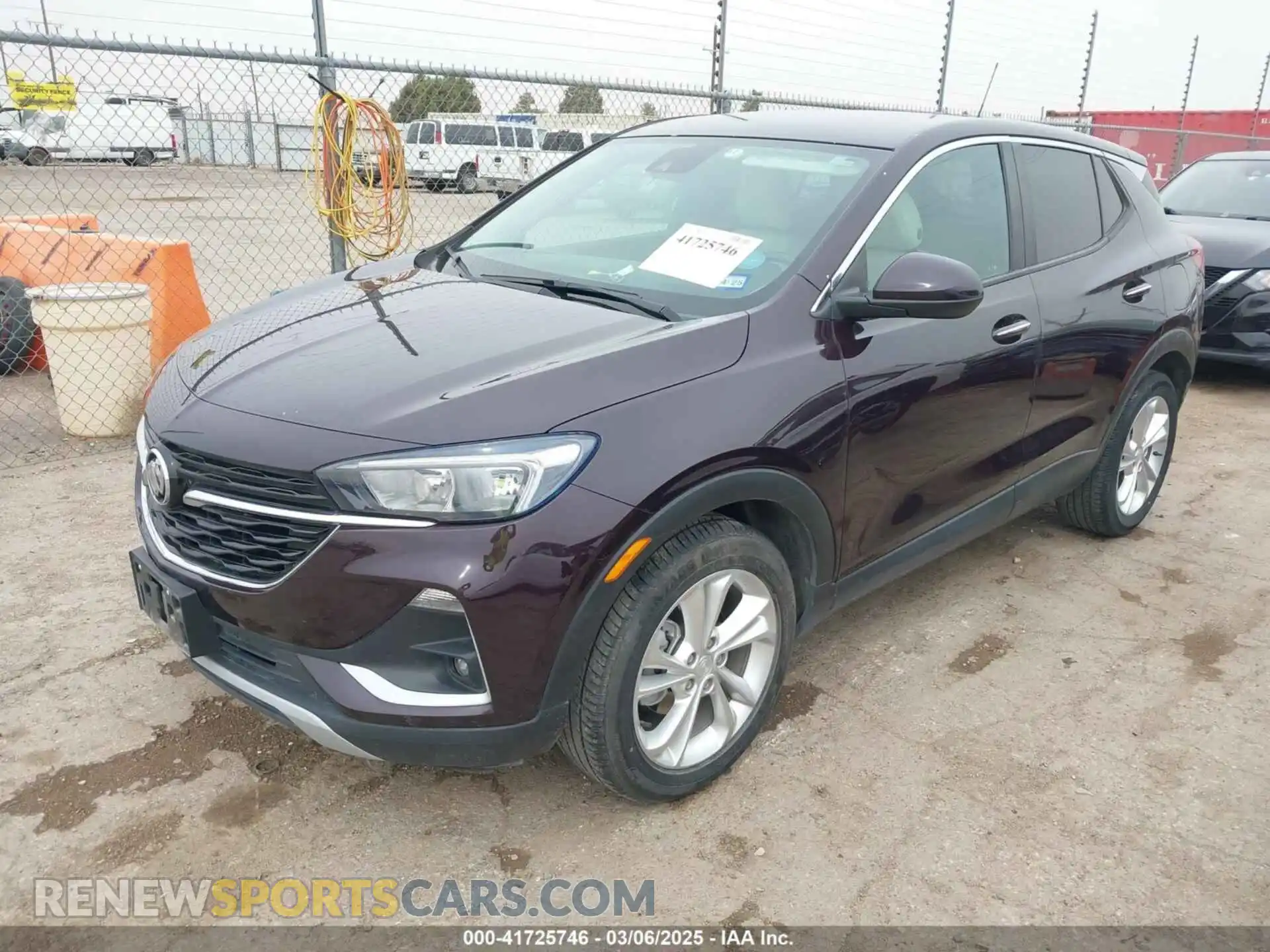 2 Фотография поврежденного автомобиля KL4MMBS23MB149376 BUICK ENCORE GX 2021