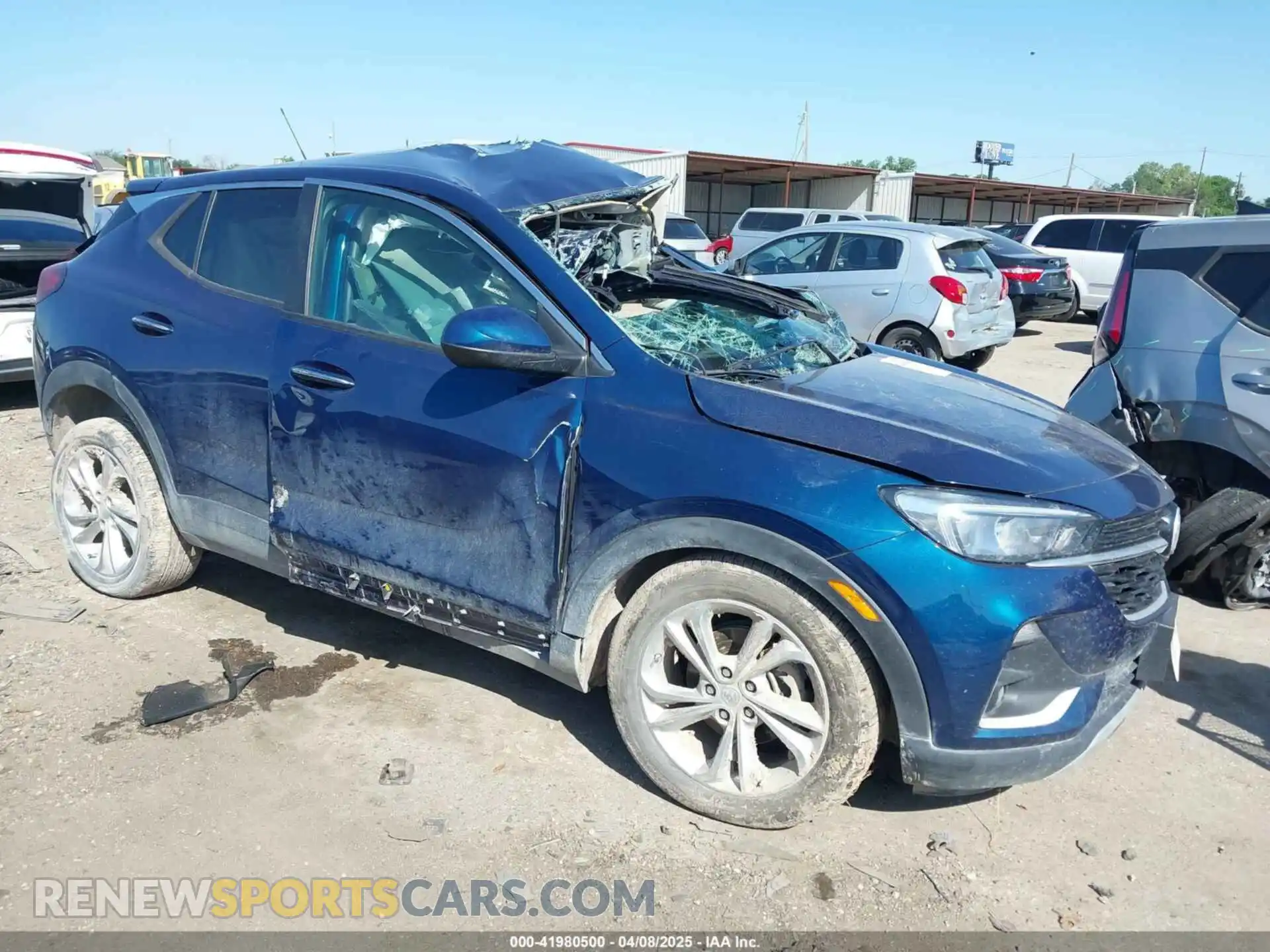 1 Photograph of a damaged car KL4MMBS25MB106464 BUICK ENCORE GX 2021
