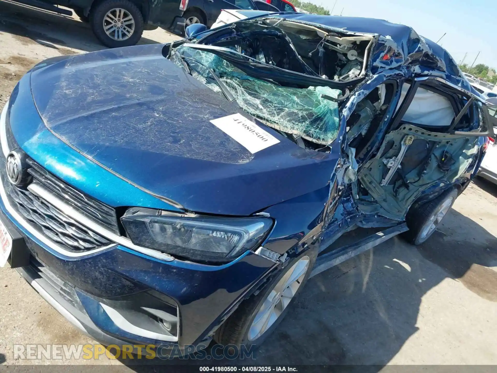 2 Photograph of a damaged car KL4MMBS25MB106464 BUICK ENCORE GX 2021