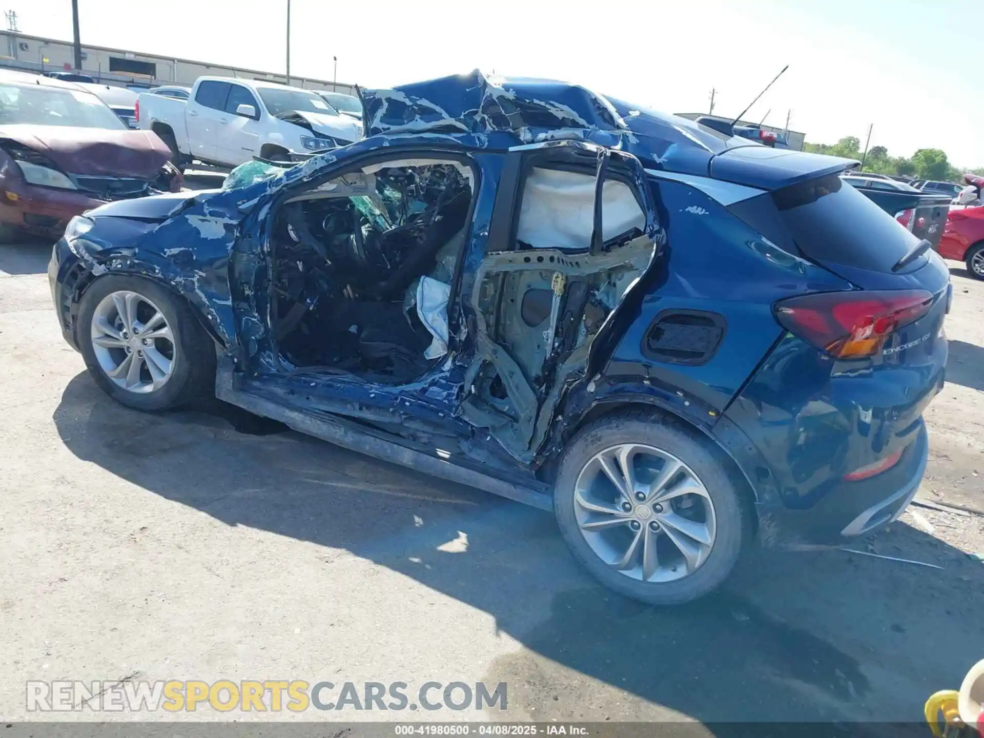 3 Photograph of a damaged car KL4MMBS25MB106464 BUICK ENCORE GX 2021