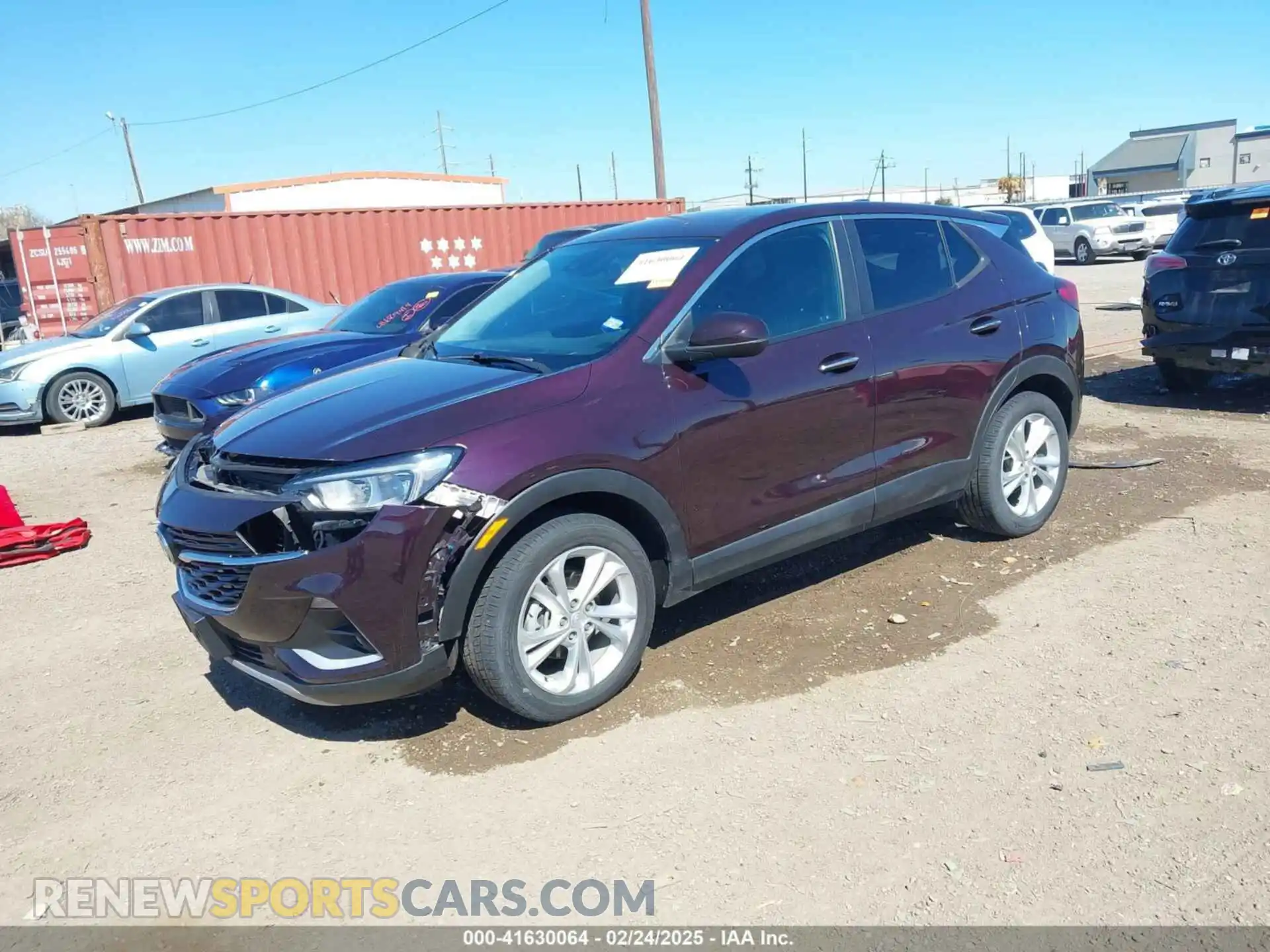 2 Photograph of a damaged car KL4MMBS25MB156023 BUICK ENCORE GX 2021