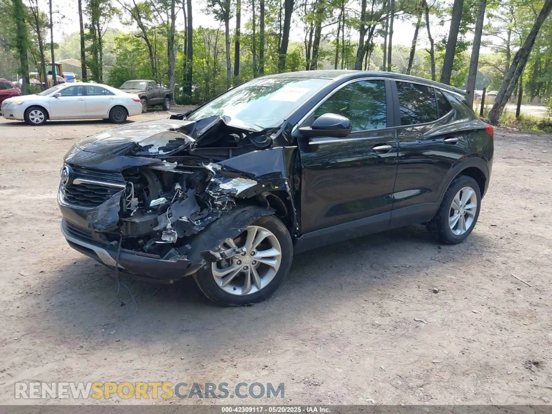 2 Фотография поврежденного автомобиля KL4MMBS29MB167932 BUICK ENCORE GX 2021
