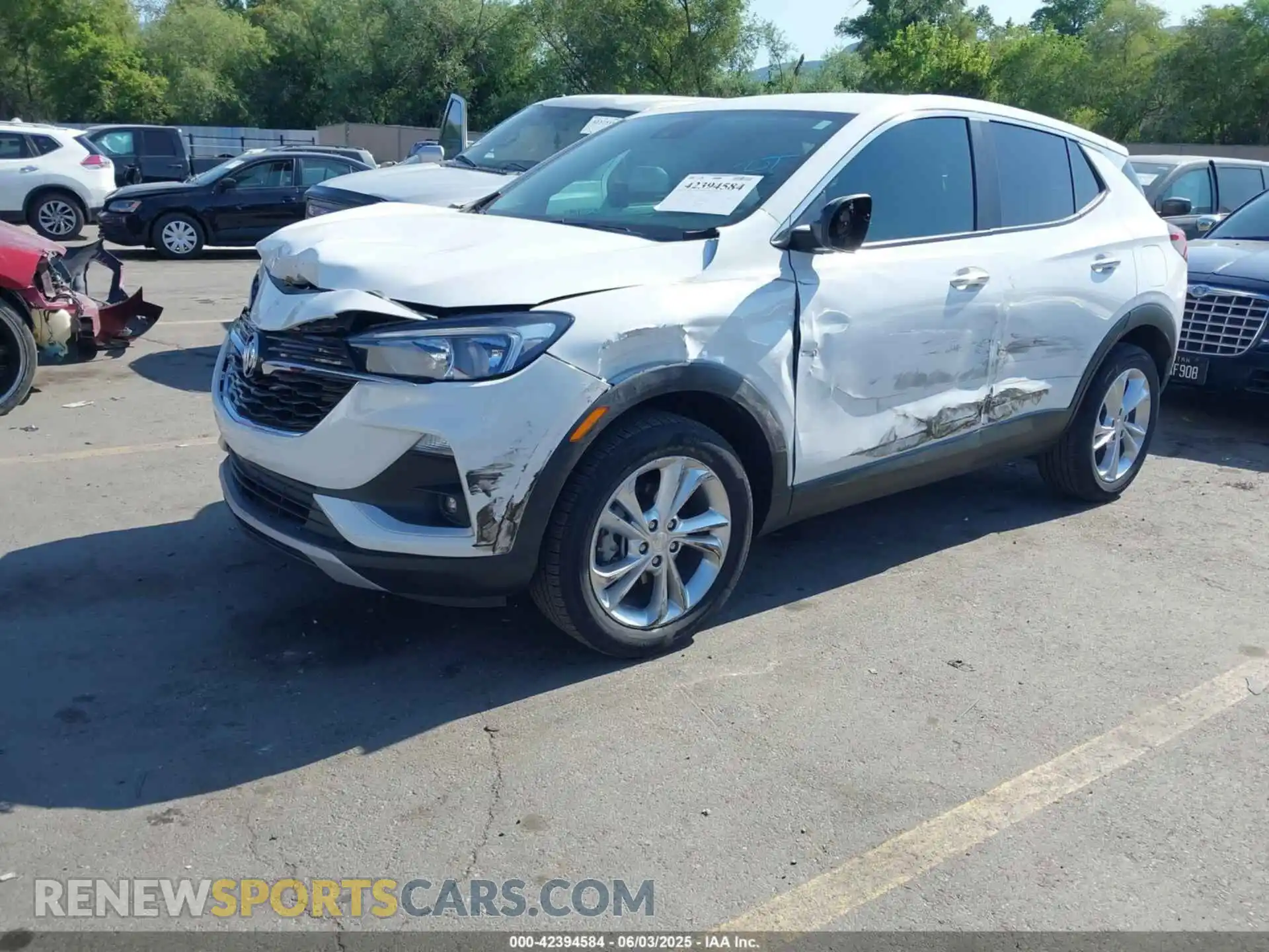 2 Фотография поврежденного автомобиля KL4MMCSL1MB140495 BUICK ENCORE GX 2021