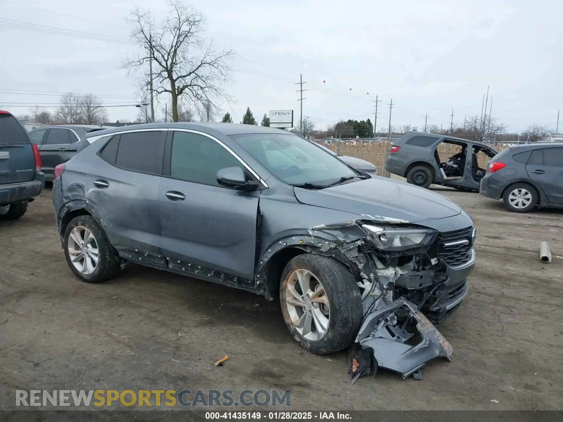 1 Photograph of a damaged car KL4MMCSL4MB101223 BUICK ENCORE GX 2021
