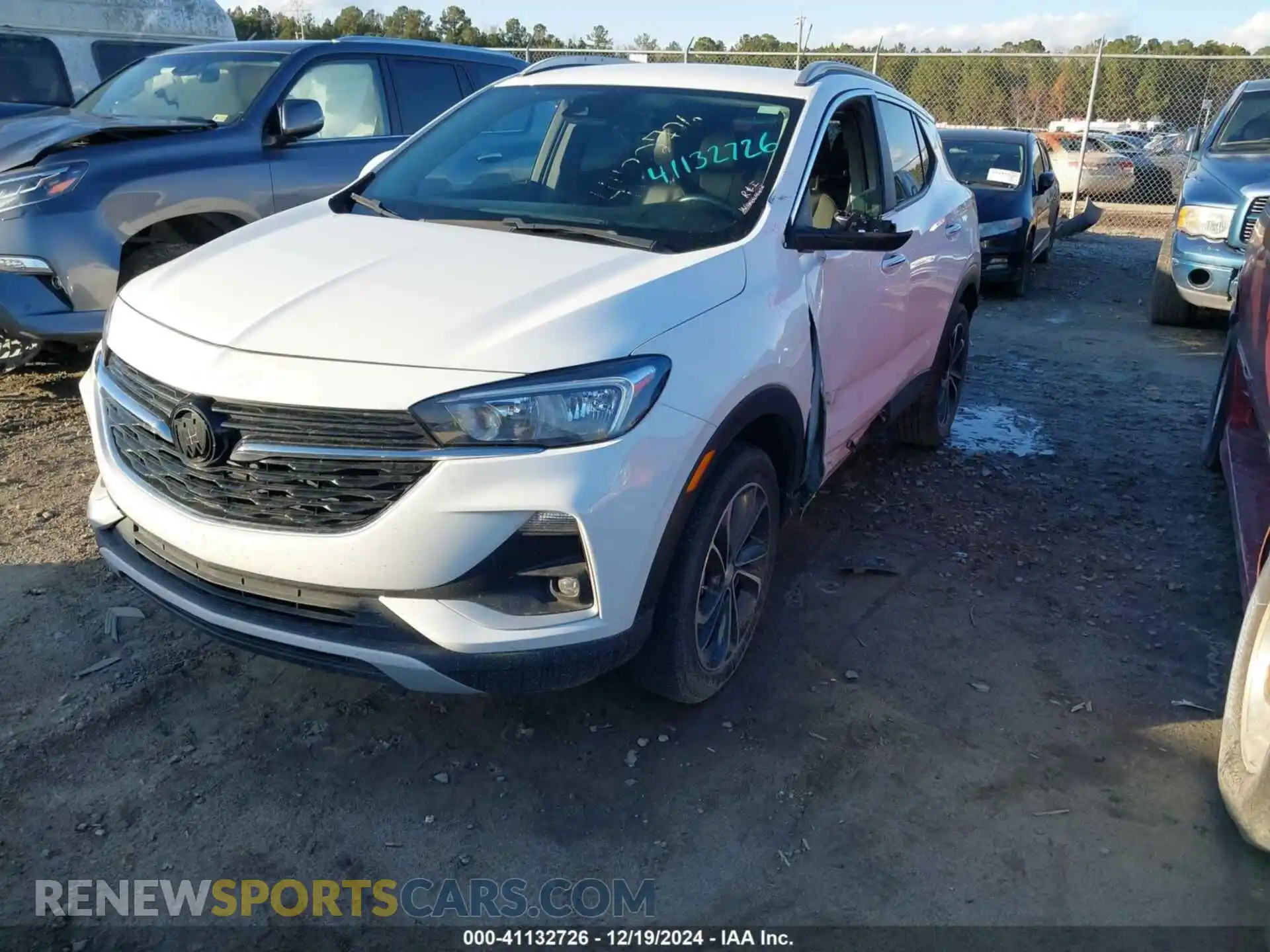 2 Фотография поврежденного автомобиля KL4MMDS25MB133675 BUICK ENCORE GX 2021