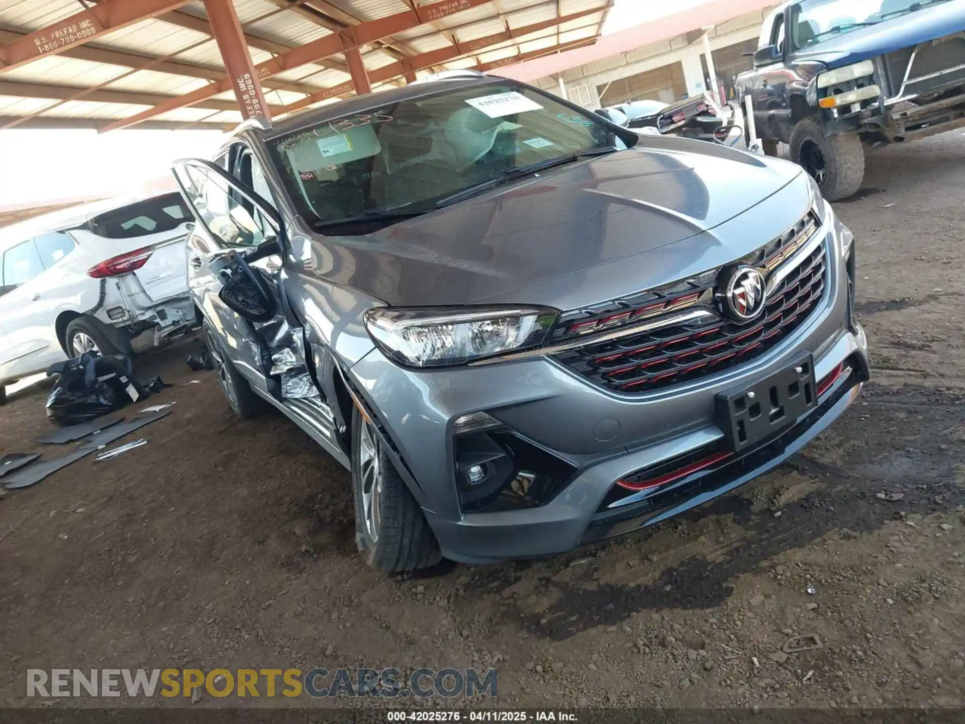 1 Photograph of a damaged car KL4MMDS26MB166930 BUICK ENCORE GX 2021