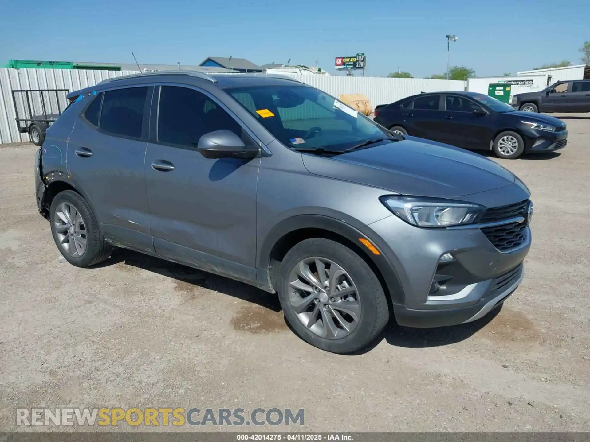 1 Photograph of a damaged car KL4MMDSL4MB167826 BUICK ENCORE GX 2021