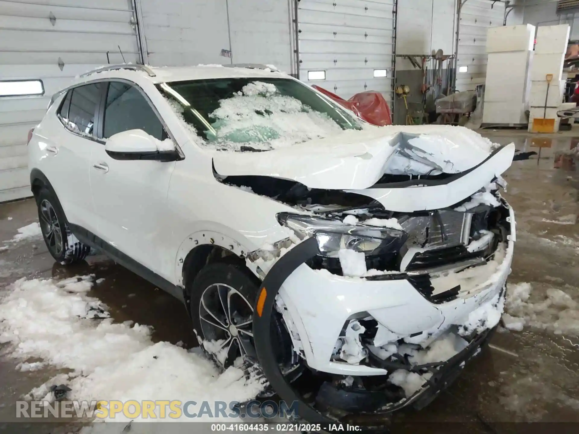 1 Photograph of a damaged car KL4MMESL1MB075823 BUICK ENCORE GX 2021