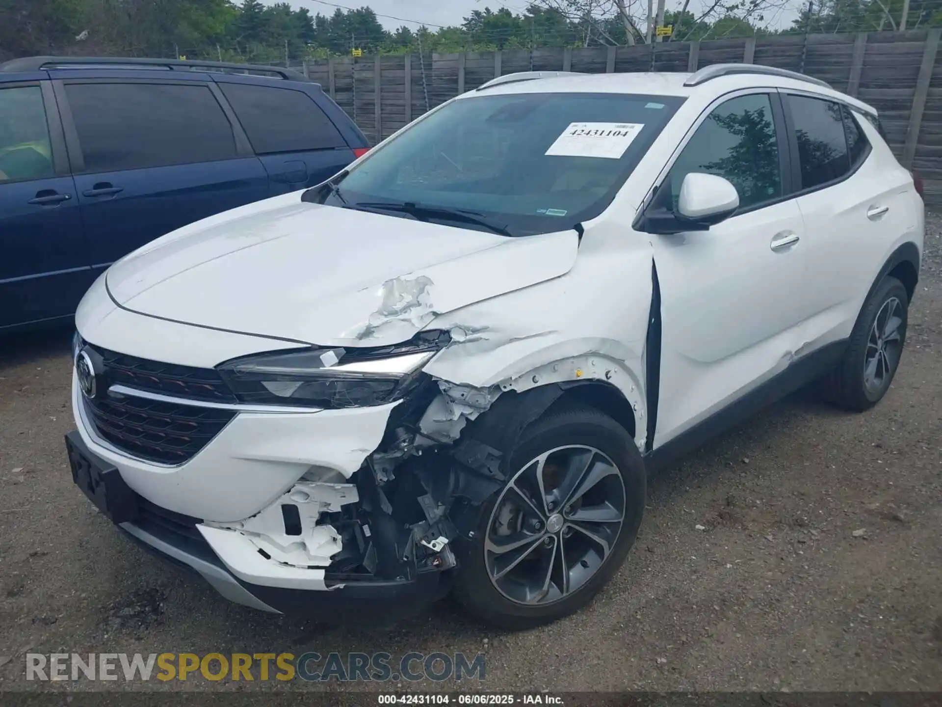 2 Фотография поврежденного автомобиля KL4MMESL2MB172321 BUICK ENCORE GX 2021
