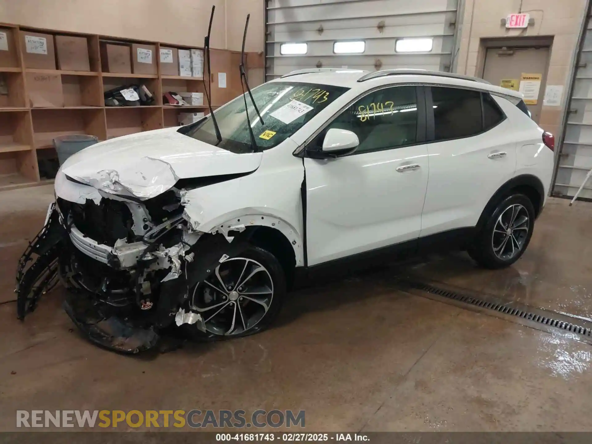 2 Photograph of a damaged car KL4MMESL4MB155293 BUICK ENCORE GX 2021