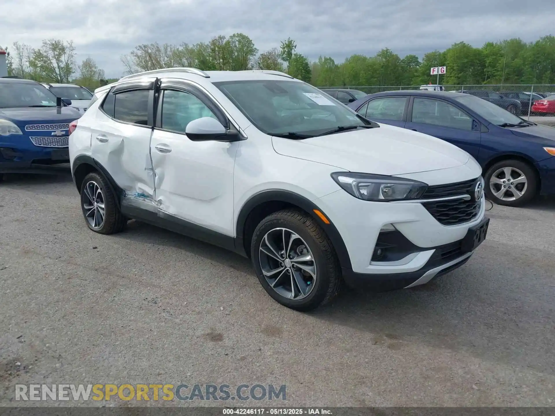 1 Photograph of a damaged car KL4MMESL4MB172854 BUICK ENCORE GX 2021