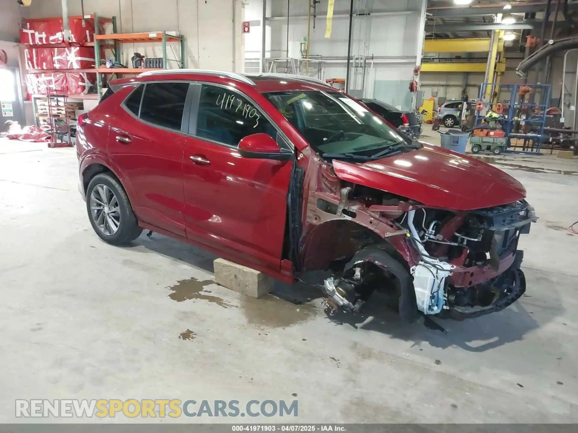 1 Photograph of a damaged car KL4MMESL7MB139816 BUICK ENCORE GX 2021