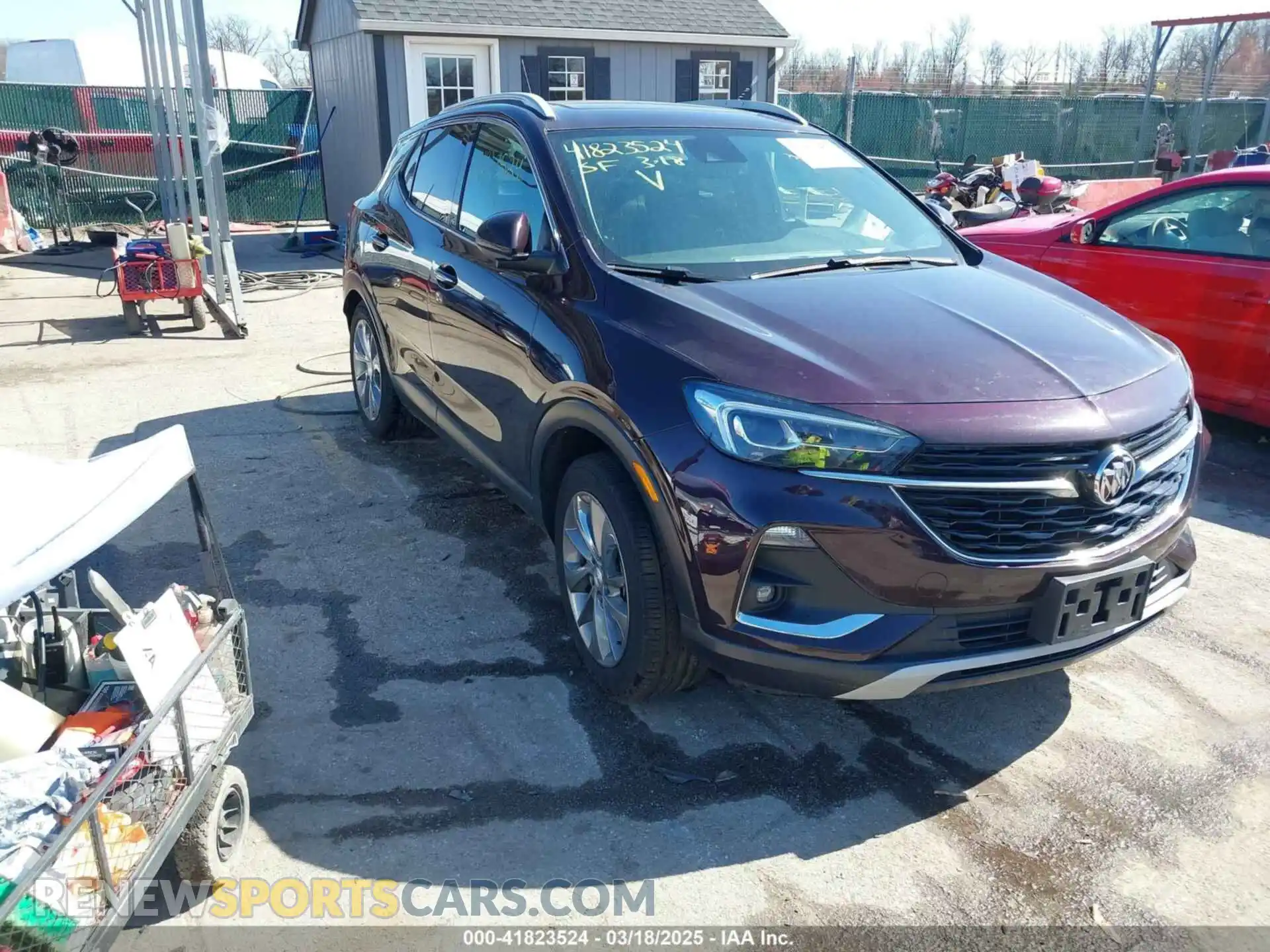 1 Фотография поврежденного автомобиля KL4MMFSL3MB143433 BUICK ENCORE GX 2021