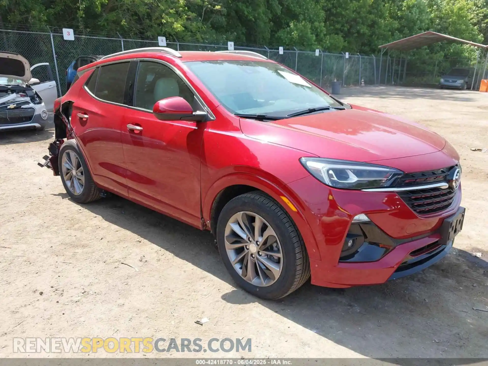 1 Фотография поврежденного автомобиля KL4MMFSL4MB112627 BUICK ENCORE GX 2021