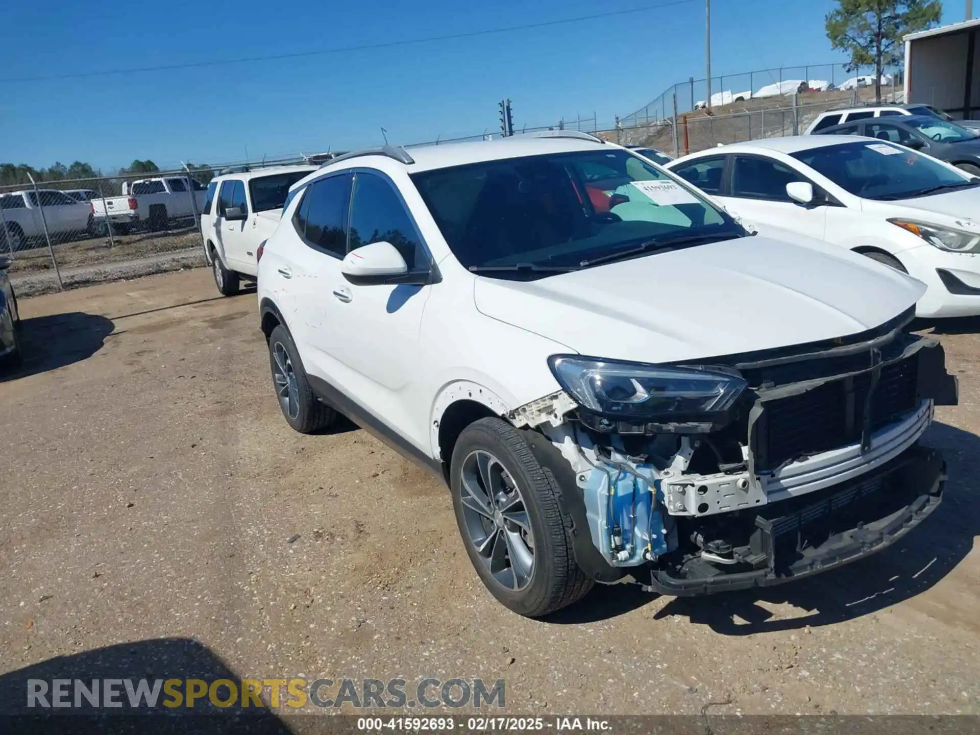 1 Photograph of a damaged car KL4MMGSL9MB163675 BUICK ENCORE GX 2021