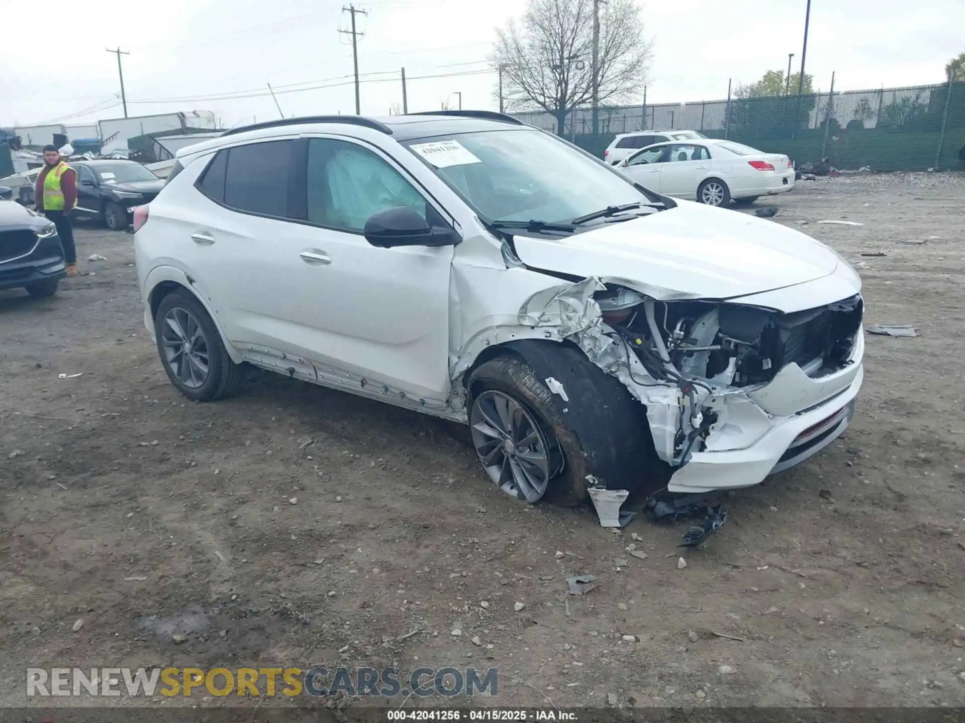 1 Photograph of a damaged car KL4MMGSLXMB182638 BUICK ENCORE GX 2021