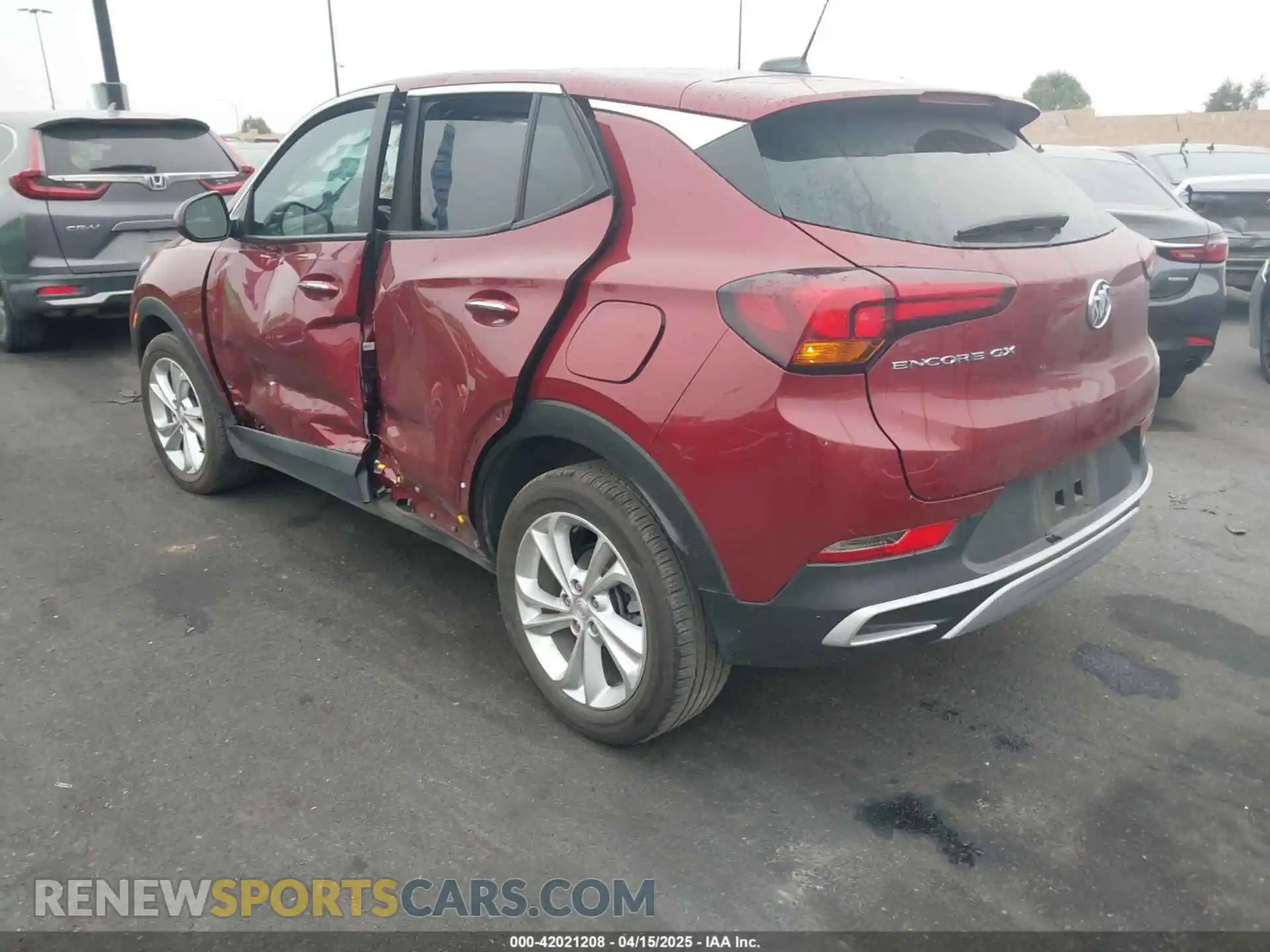 3 Photograph of a damaged car KL4MMBS25NB118096 BUICK ENCORE GX 2022