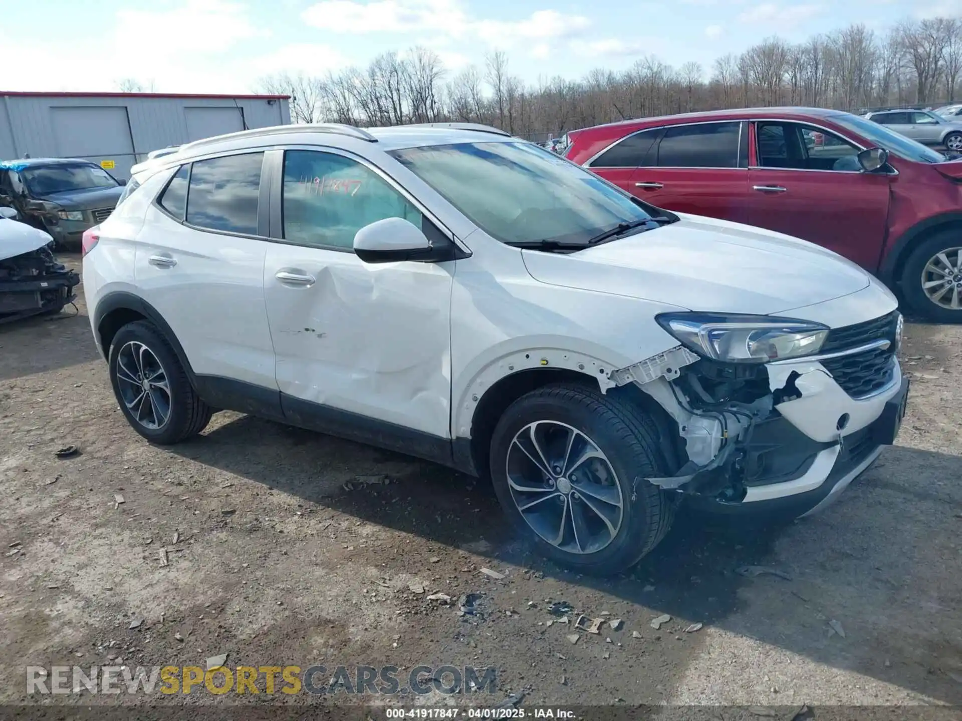 1 Фотография поврежденного автомобиля KL4MMDS25NB121334 BUICK ENCORE GX 2022
