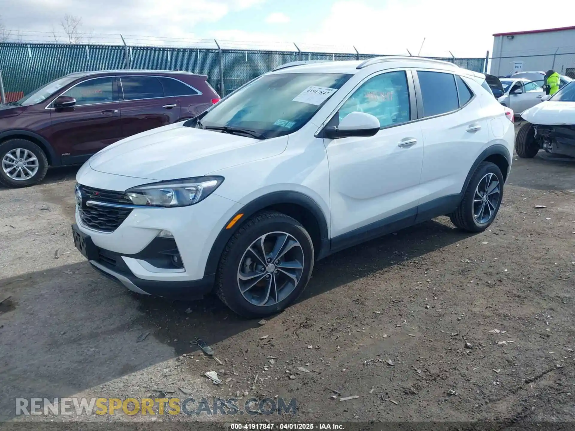 2 Фотография поврежденного автомобиля KL4MMDS25NB121334 BUICK ENCORE GX 2022