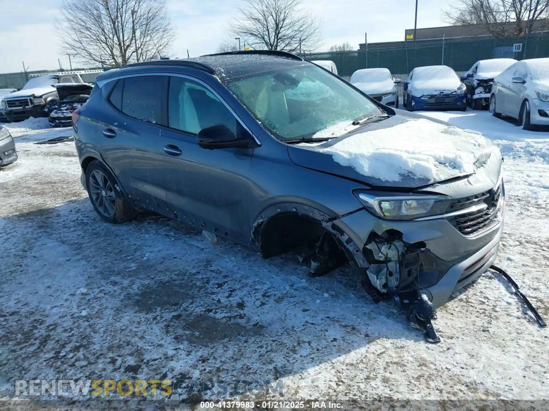 1 Фотография поврежденного автомобиля KL4MMESL8NB044182 BUICK ENCORE GX 2022