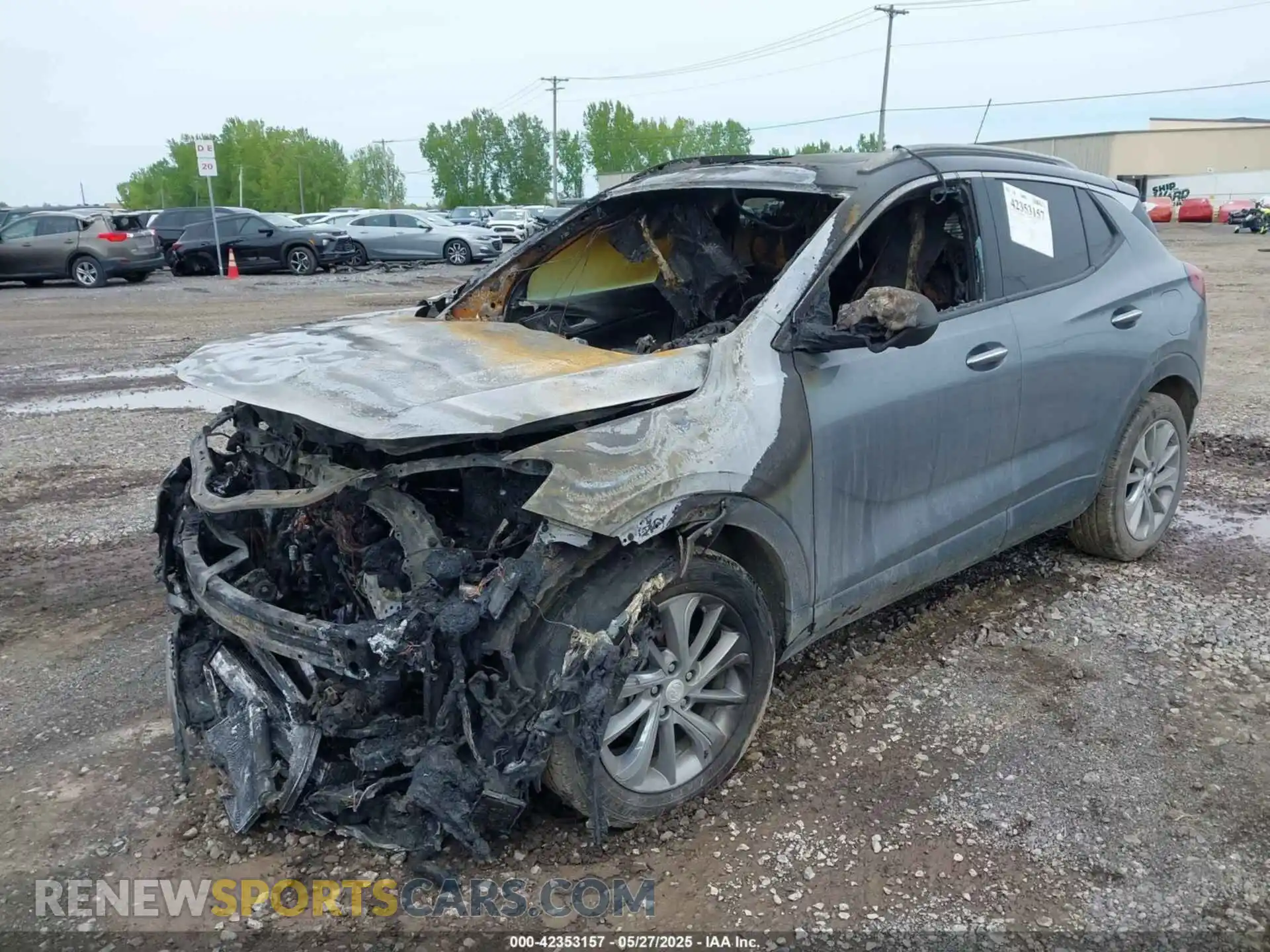 2 Фотография поврежденного автомобиля KL4MMGSL2NB024182 BUICK ENCORE GX 2022