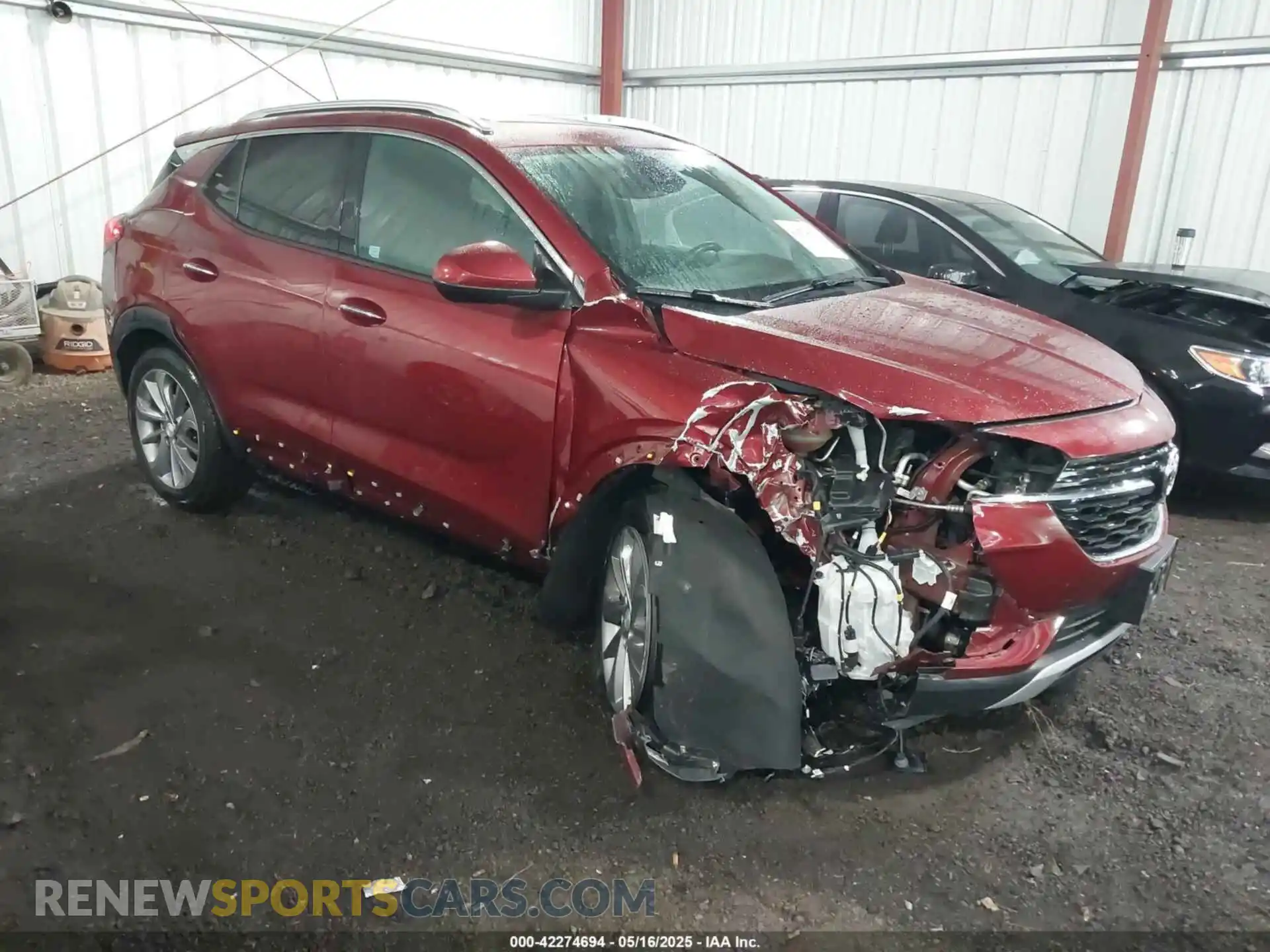 1 Фотография поврежденного автомобиля KL4MMGSL5NB147667 BUICK ENCORE GX 2022