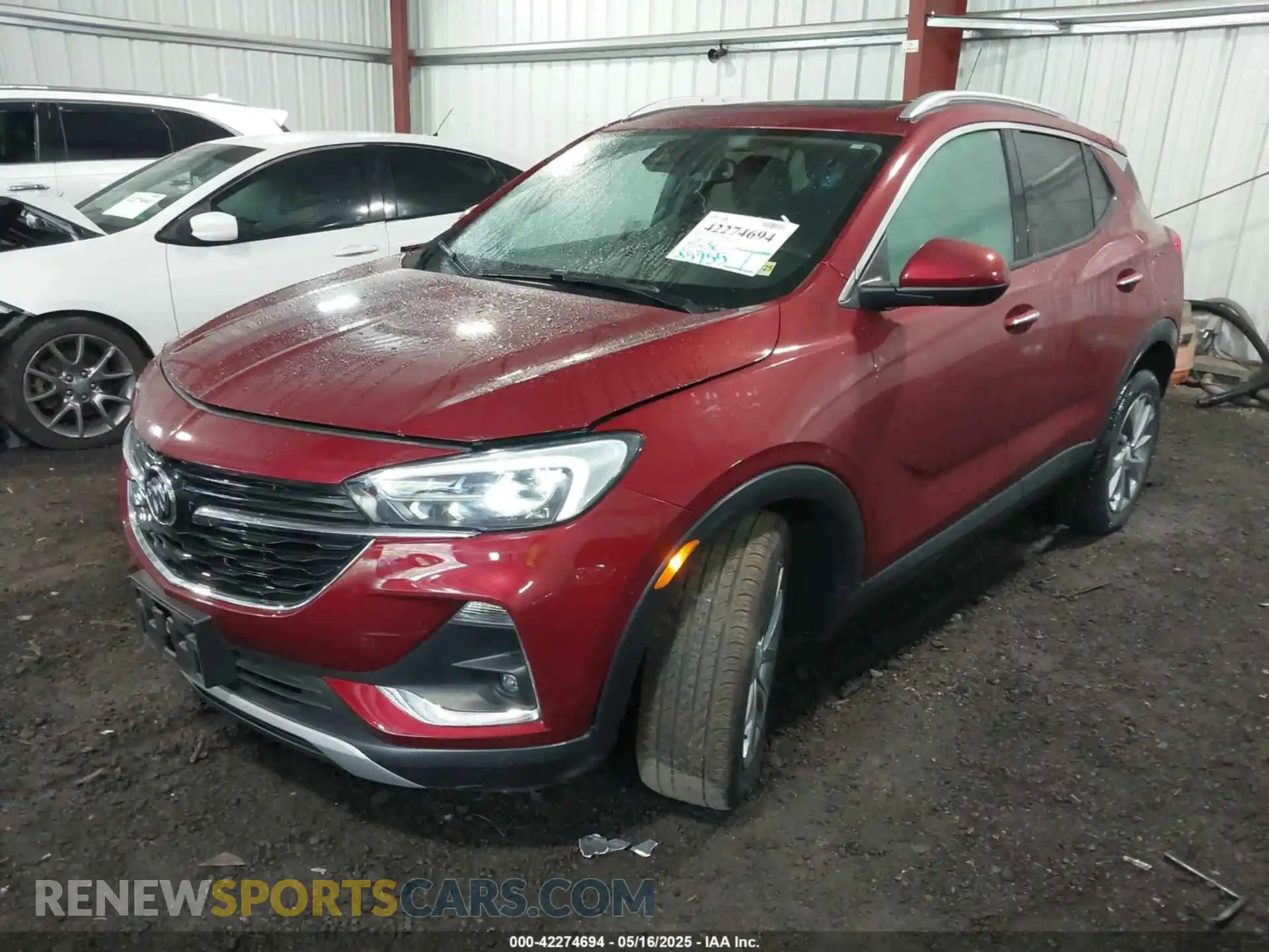 2 Фотография поврежденного автомобиля KL4MMGSL5NB147667 BUICK ENCORE GX 2022
