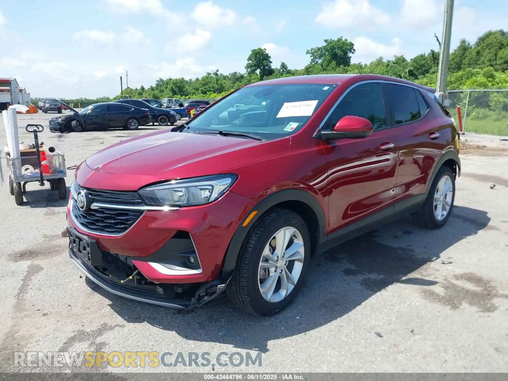 2 Фотография поврежденного автомобиля KL4MMBS22PB142844 BUICK ENCORE GX 2023