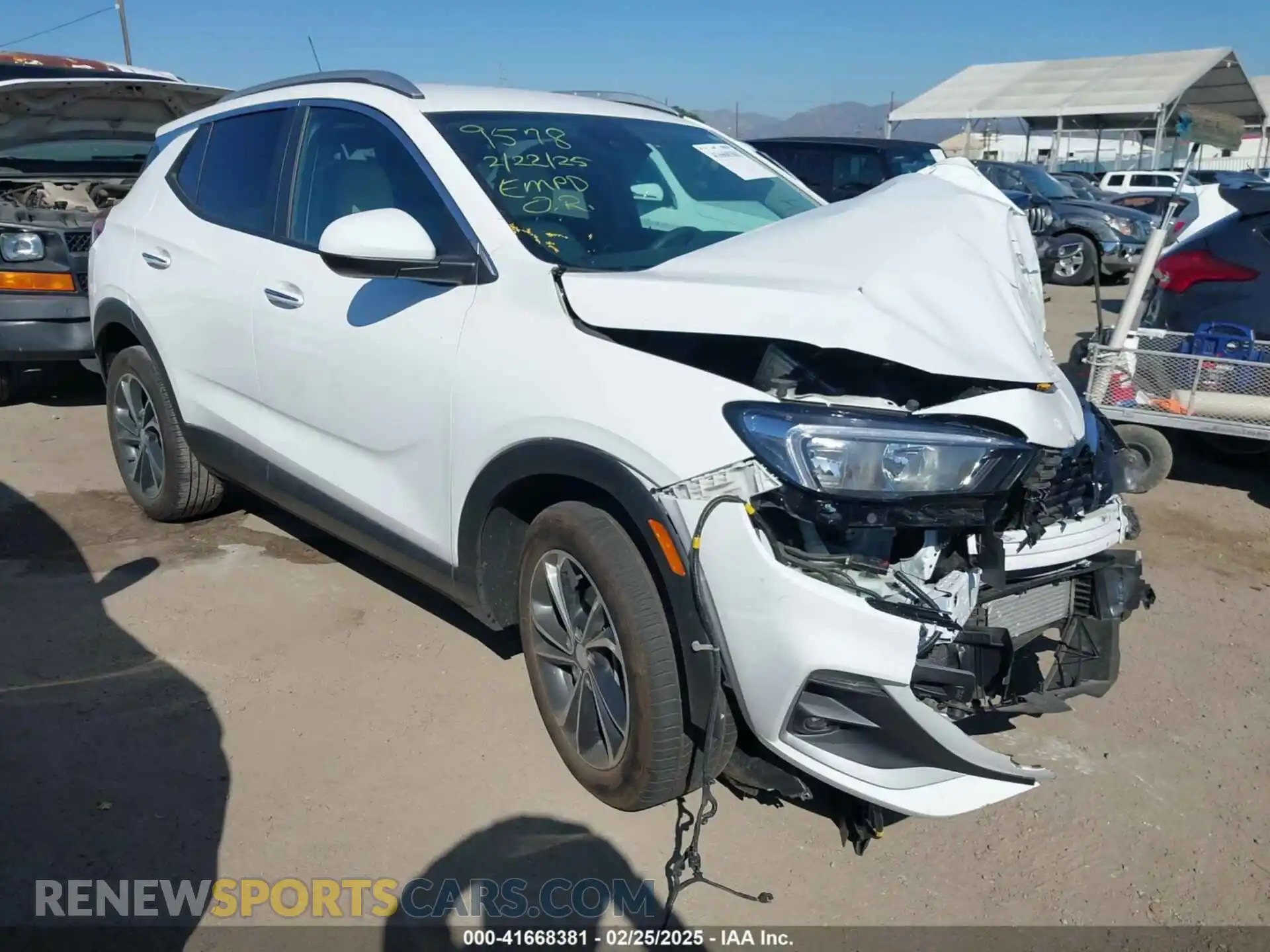 1 Photograph of a damaged car KL4MMDS22PB084486 BUICK ENCORE GX 2023