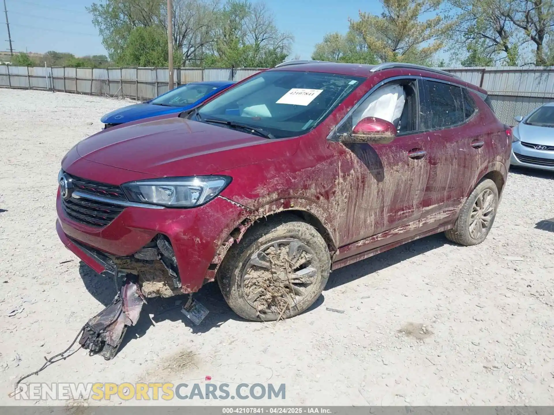 2 Photograph of a damaged car KL4MMESL9PB094544 BUICK ENCORE GX 2023