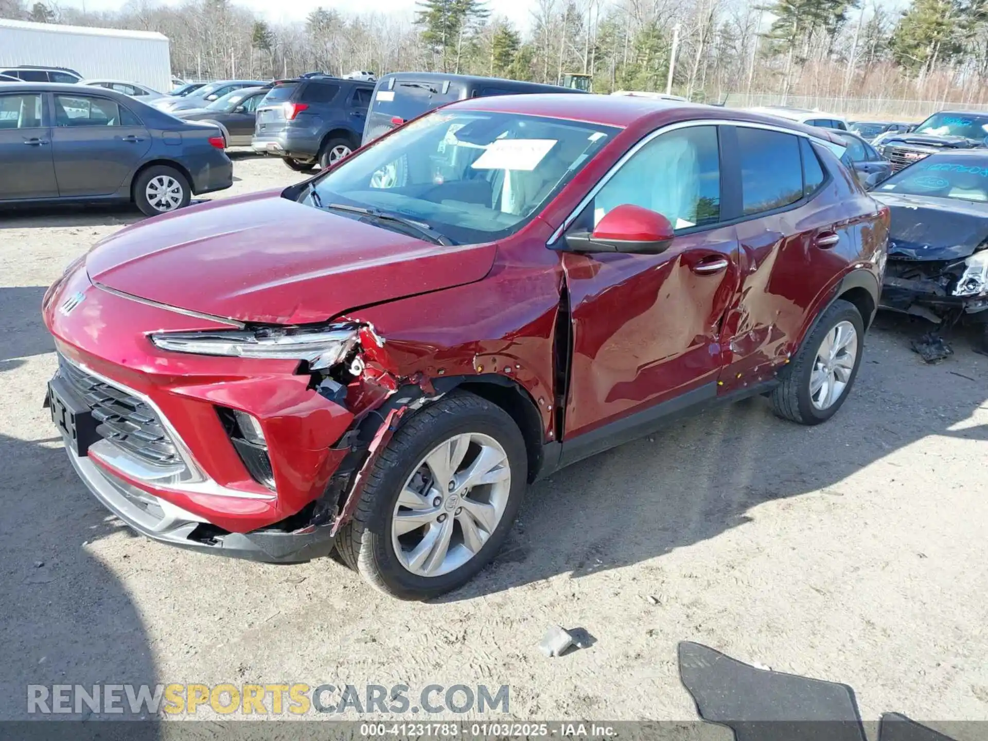 2 Фотография поврежденного автомобиля KL4AMCSL8RB155568 BUICK ENCORE GX 2024