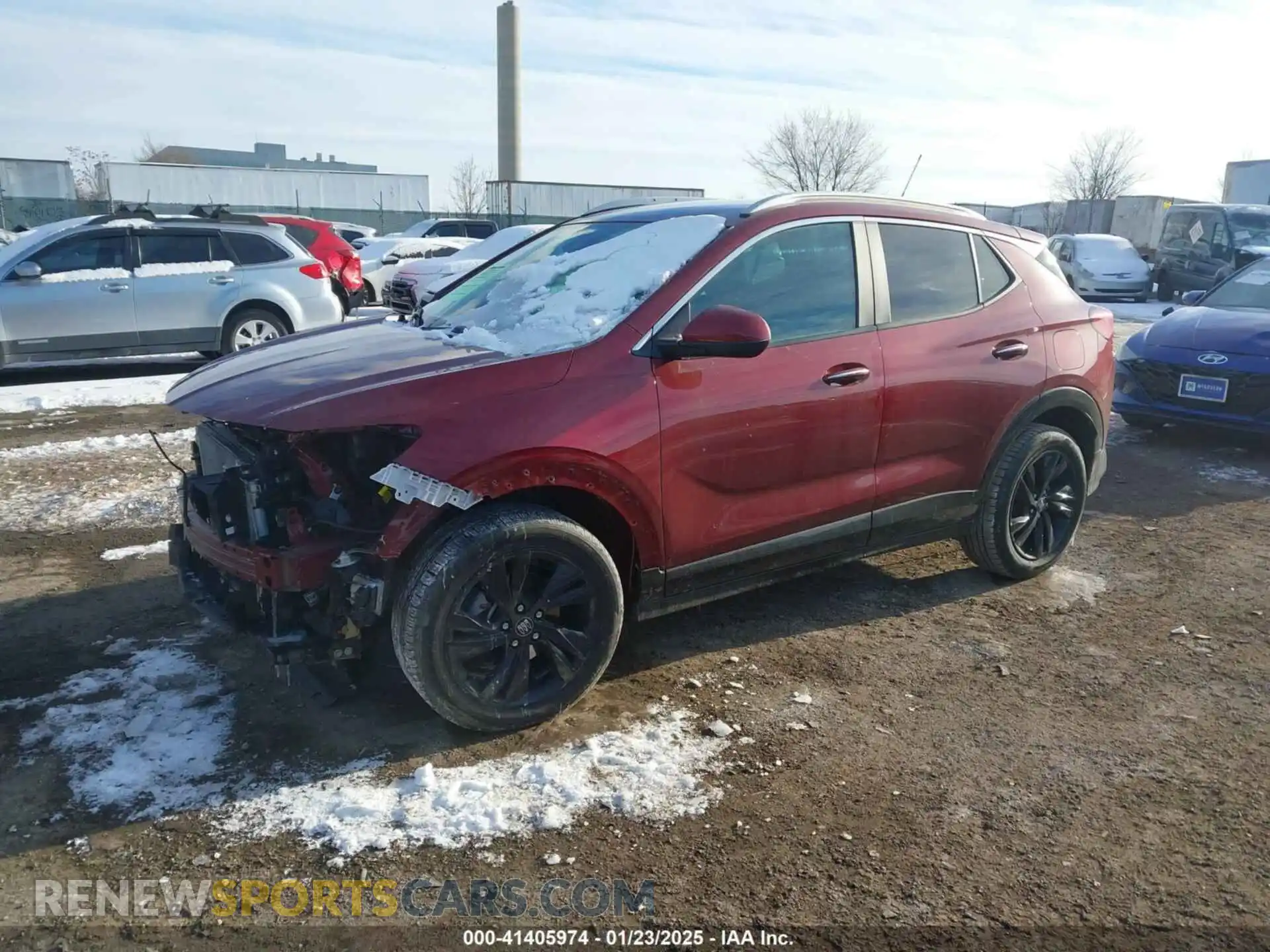 2 Photograph of a damaged car KL4AMESL0RB002758 BUICK ENCORE GX 2024