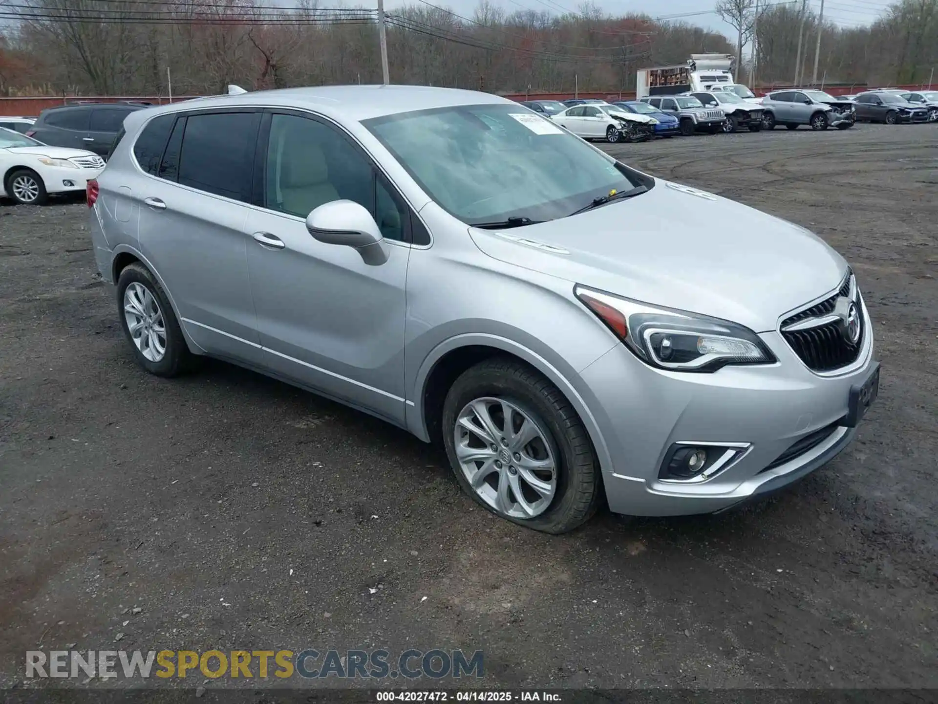 1 Photograph of a damaged car LRBFX1SA4KD002748 BUICK ENVISION 2019