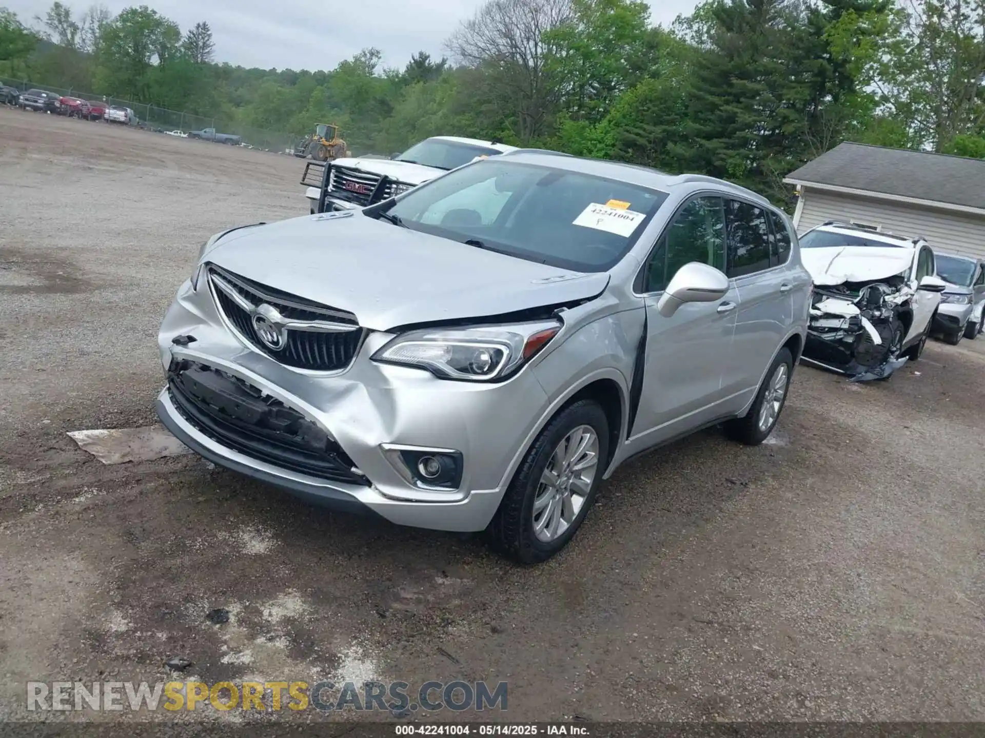 2 Photograph of a damaged car LRBFX2SA0KD075816 BUICK ENVISION 2019