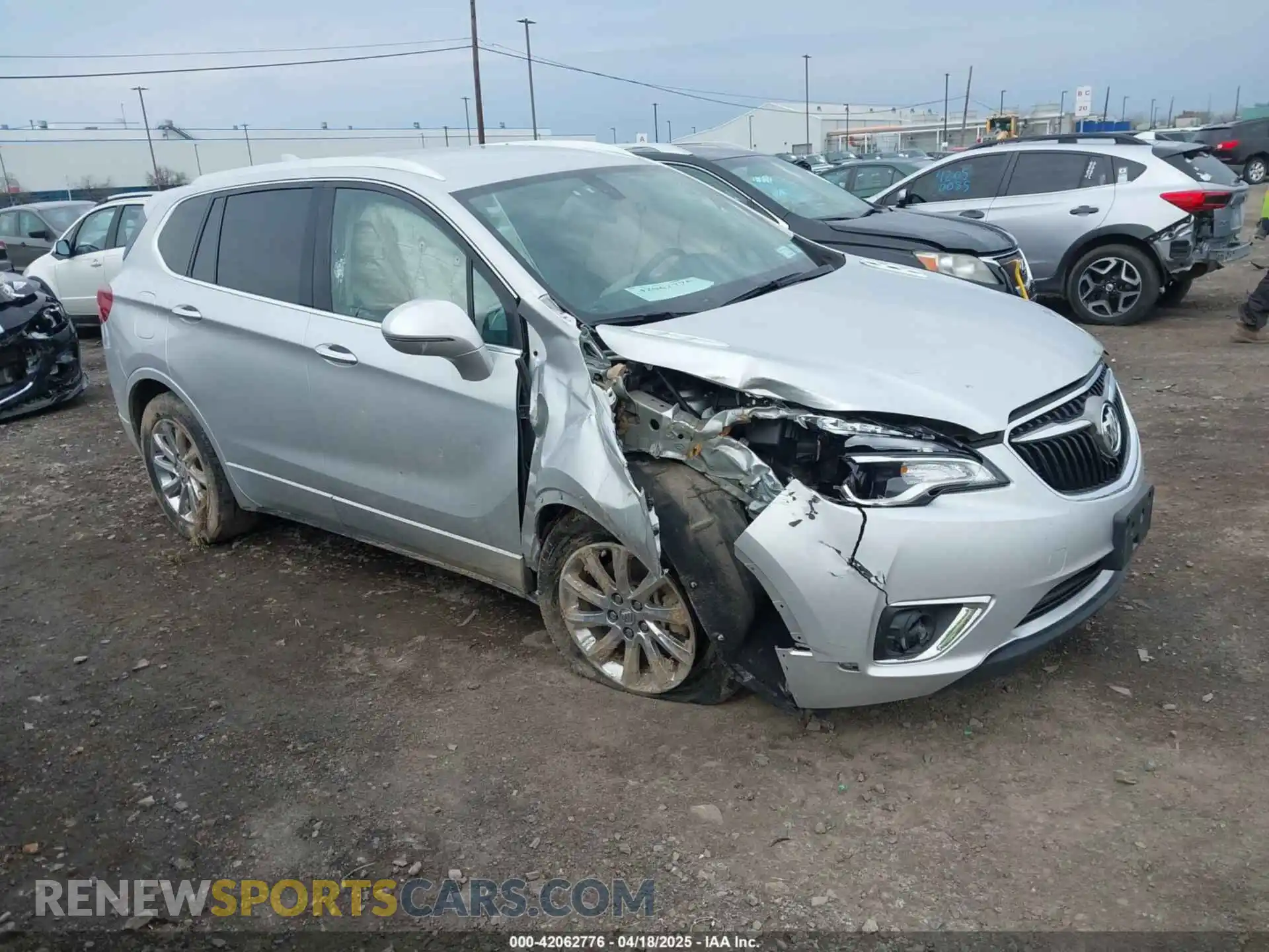 1 Photograph of a damaged car LRBFX2SA2KD005461 BUICK ENVISION 2019