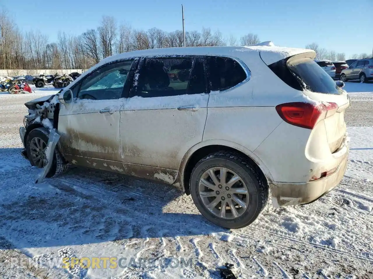 2 Photograph of a damaged car LRBFX2SA4KD144992 BUICK ENVISION 2019