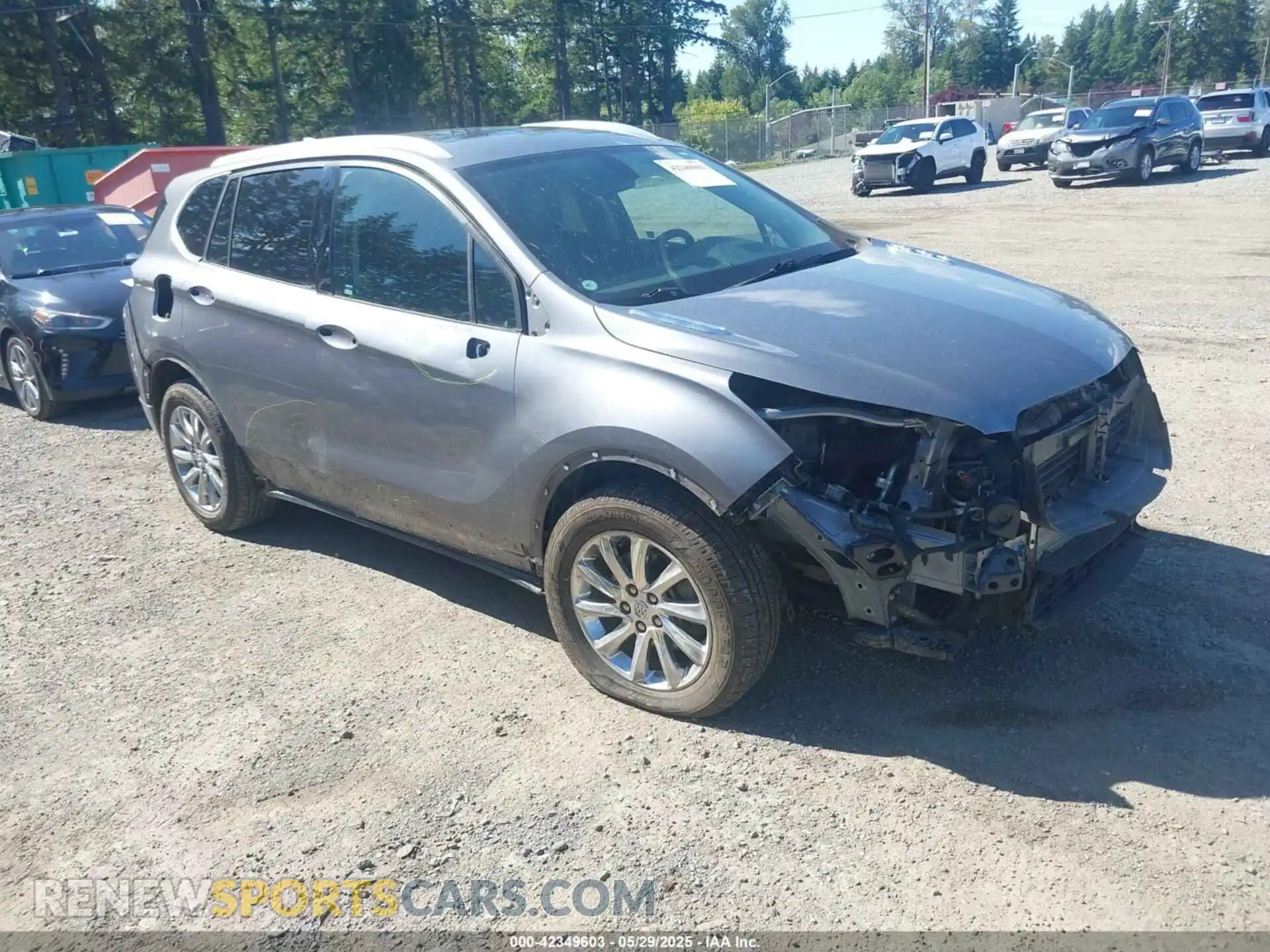 1 Photograph of a damaged car LRBFX2SA5KD003557 BUICK ENVISION 2019