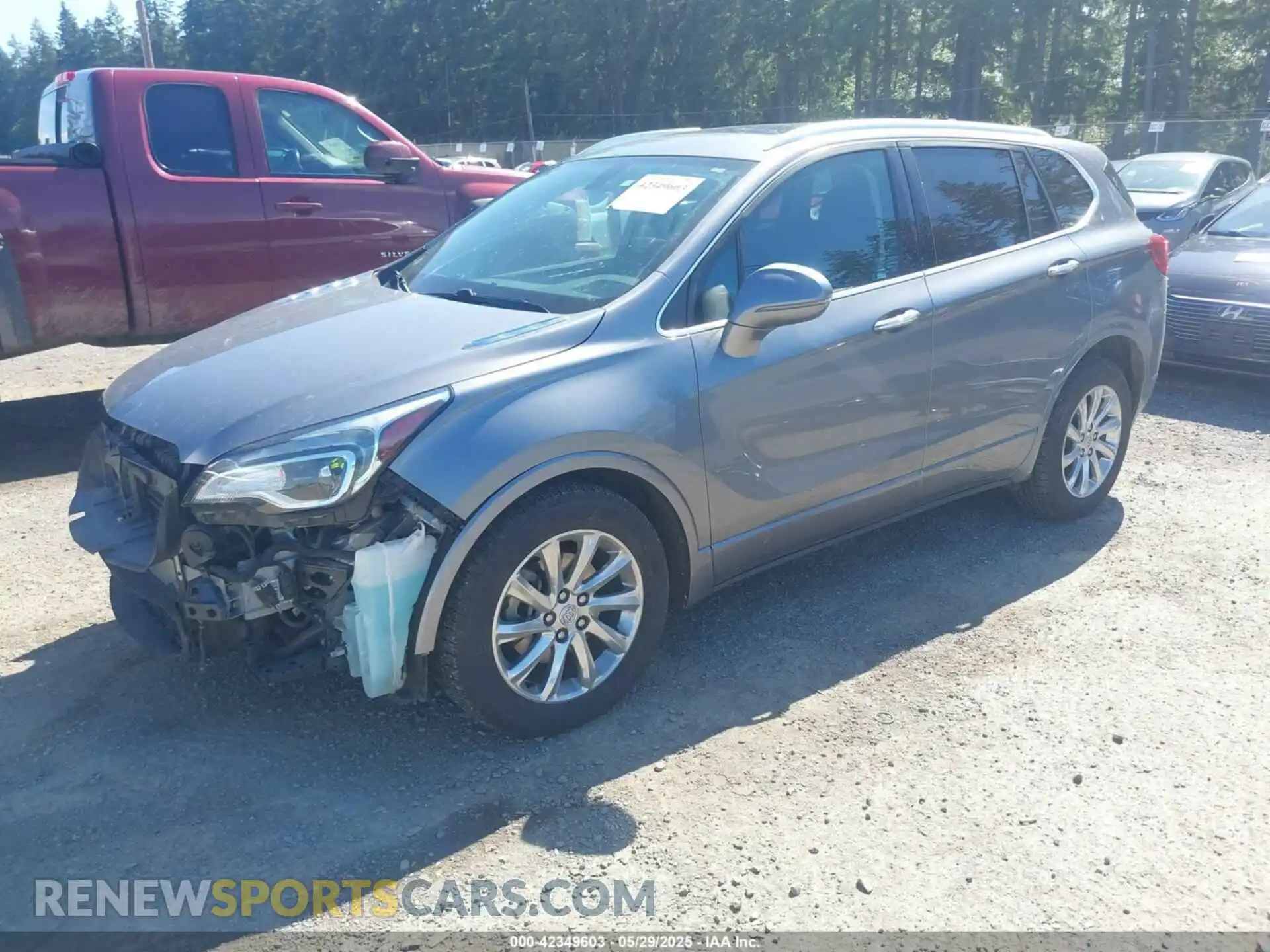 2 Photograph of a damaged car LRBFX2SA5KD003557 BUICK ENVISION 2019