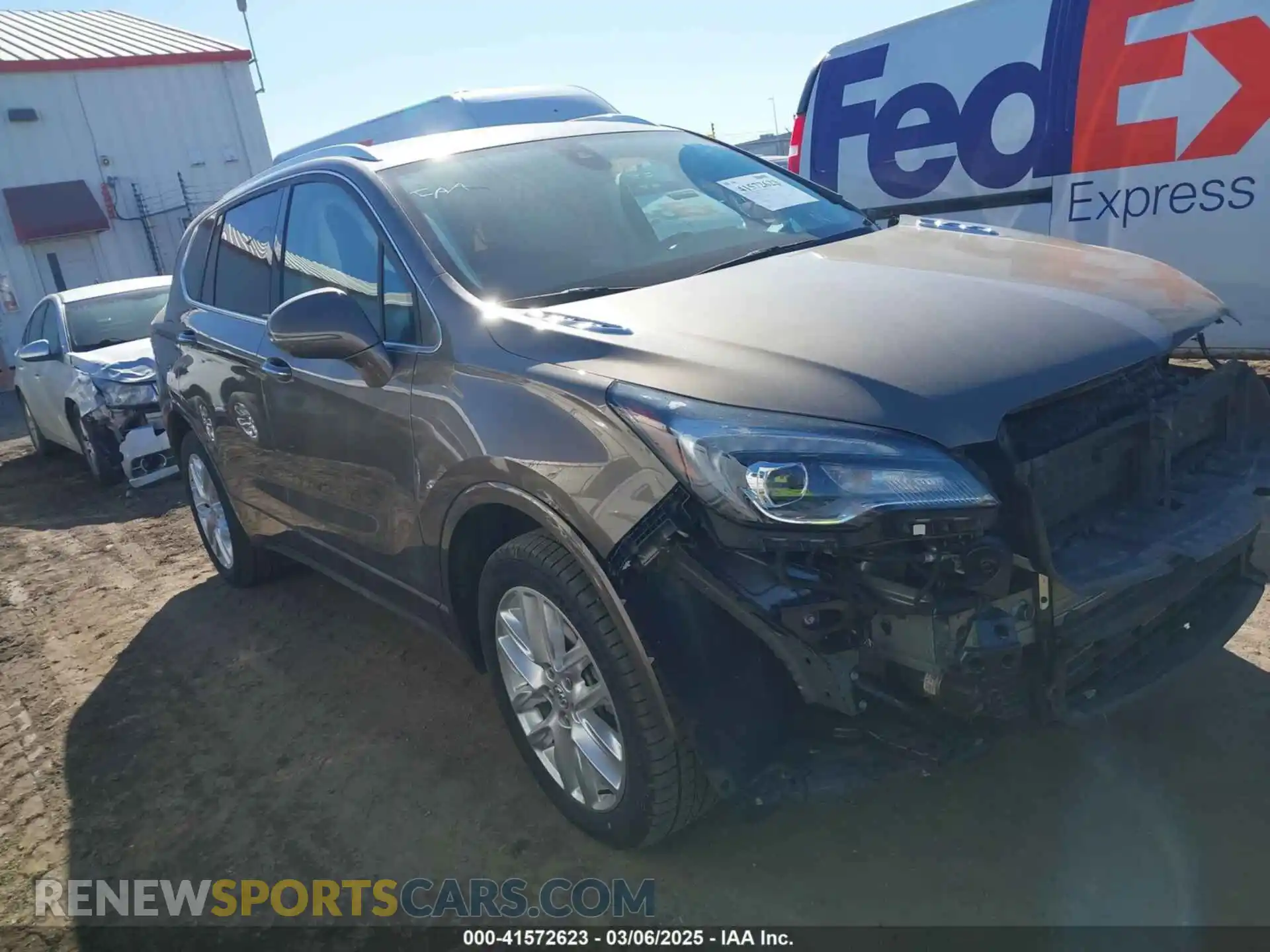 1 Photograph of a damaged car LRBFX3SX4KD012082 BUICK ENVISION 2019