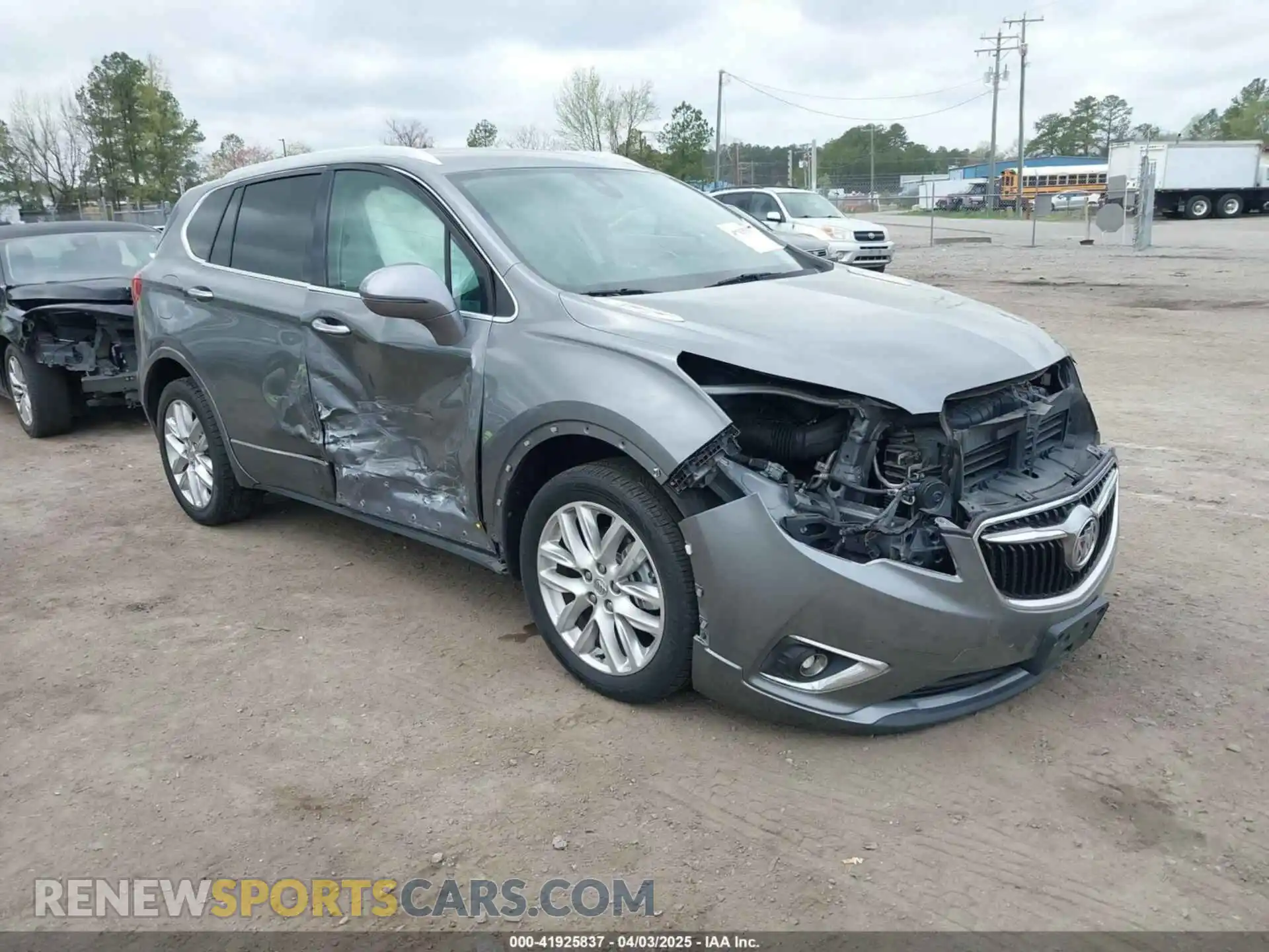 1 Photograph of a damaged car LRBFX3SX6KD015596 BUICK ENVISION 2019