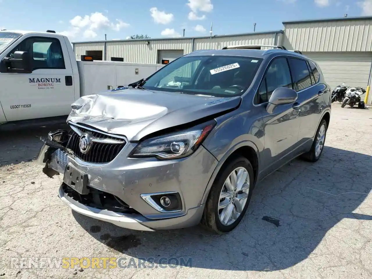 1 fotografías del automóvil dañado LRBFX3SX7KD012142 BUICK ENVISION 2019