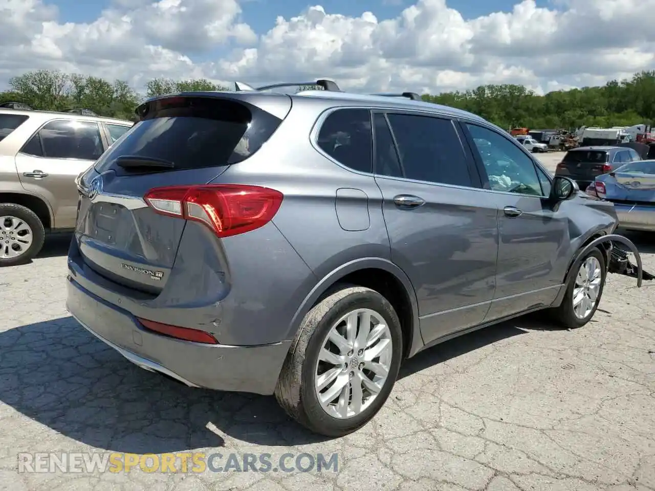 3 fotografías del automóvil dañado LRBFX3SX7KD012142 BUICK ENVISION 2019