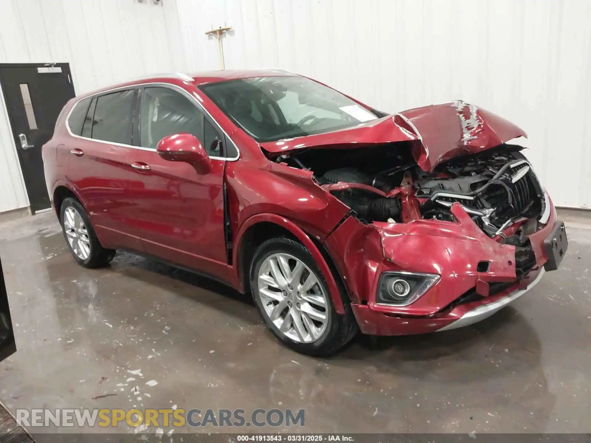 1 Photograph of a damaged car LRBFX3SX7KD039728 BUICK ENVISION 2019