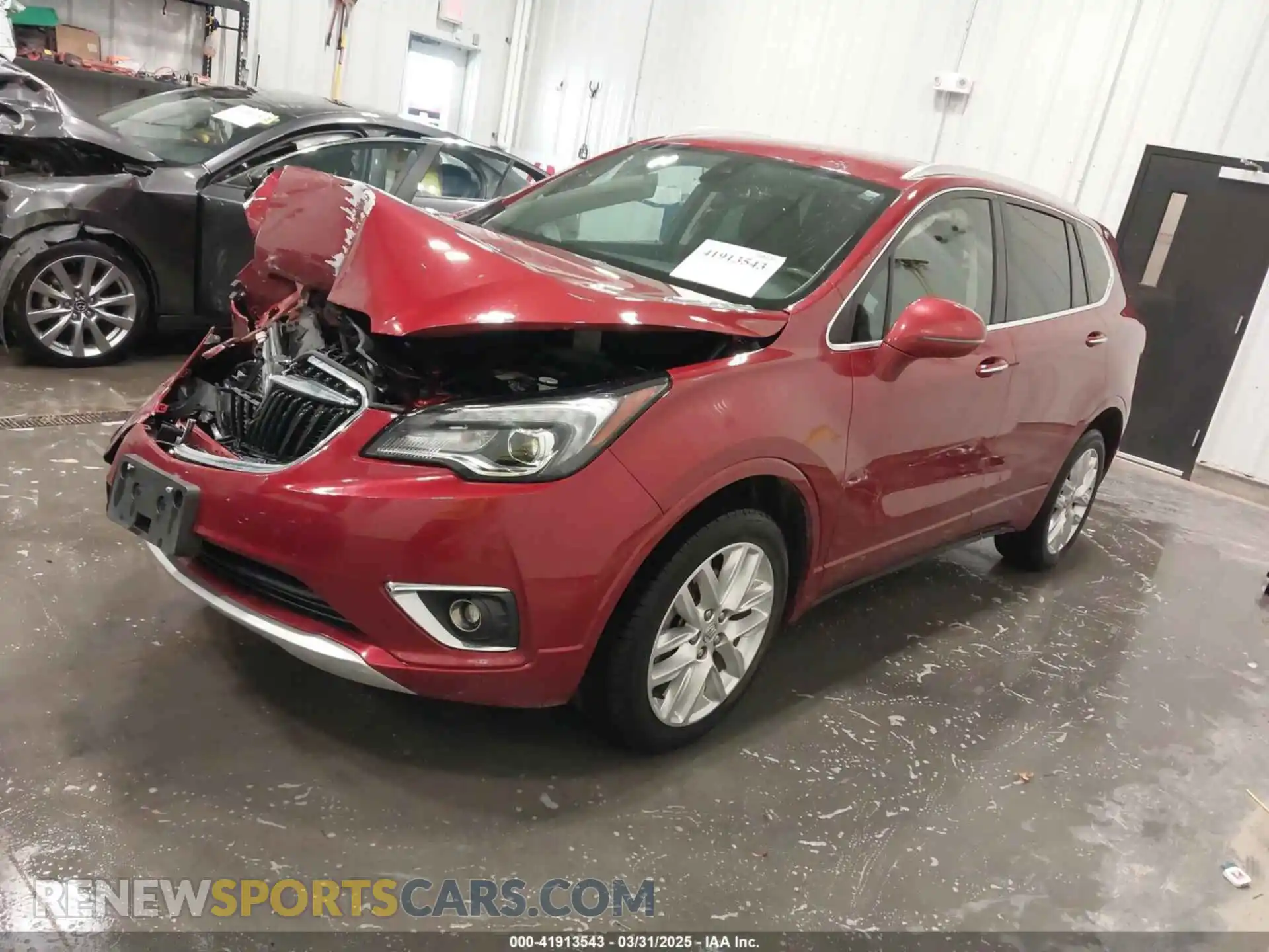 2 Photograph of a damaged car LRBFX3SX7KD039728 BUICK ENVISION 2019
