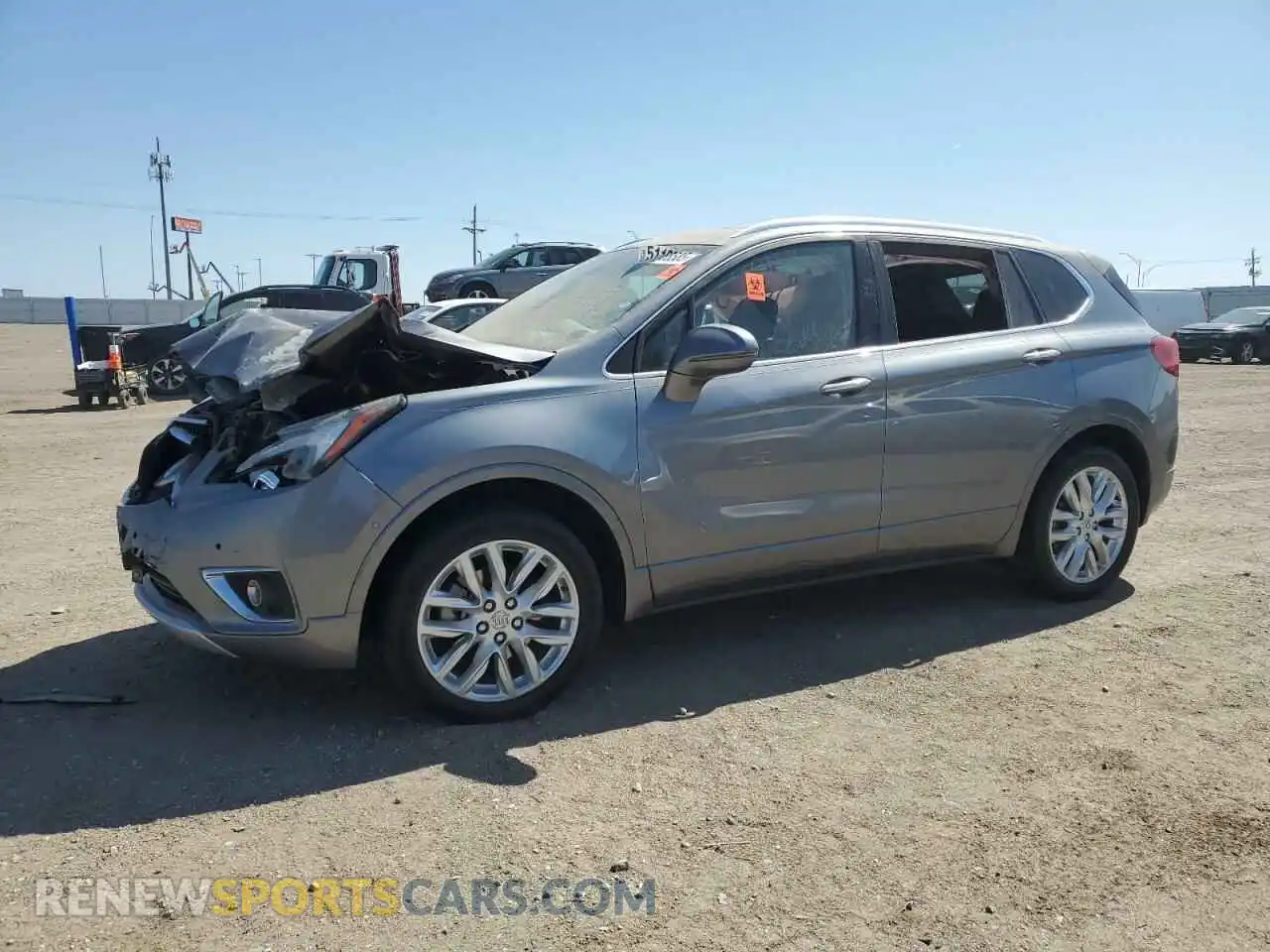 1 Photograph of a damaged car LRBFX4SX2KD034099 BUICK ENVISION 2019