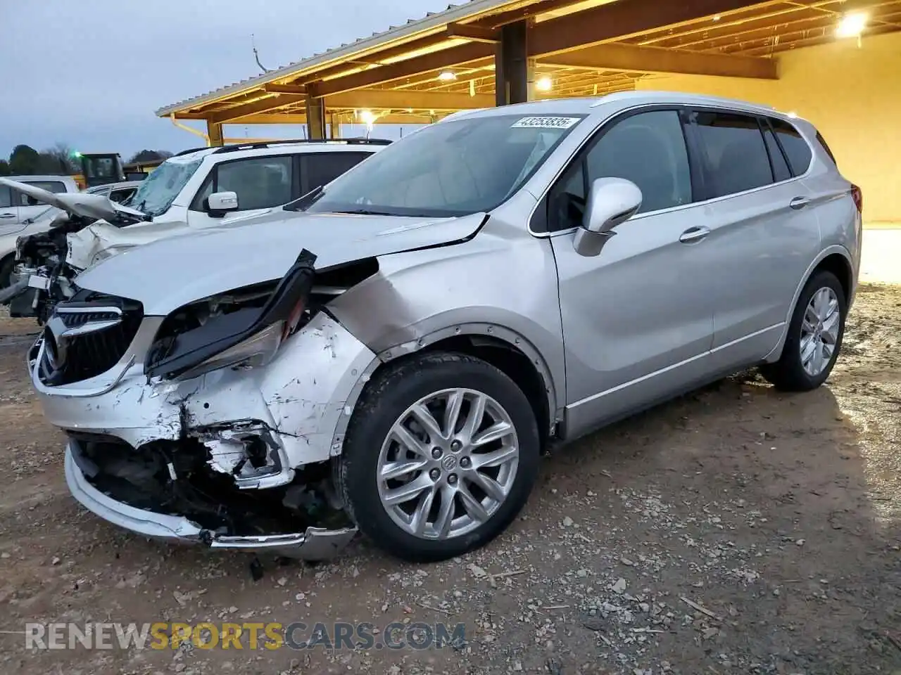 1 Photograph of a damaged car LRBFX4SX7KD075828 BUICK ENVISION 2019