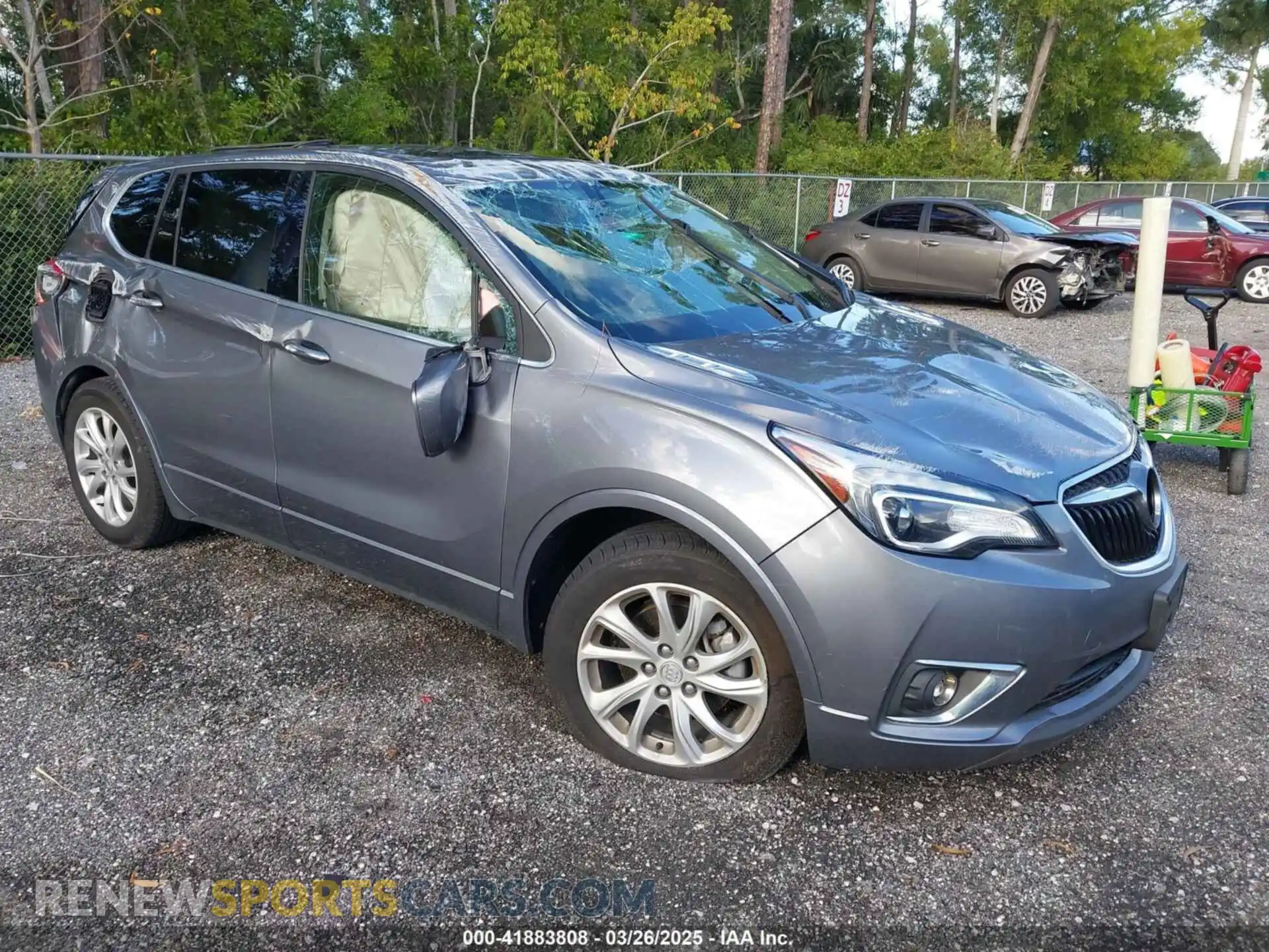 1 Photograph of a damaged car LRBFXBSA3KD075888 BUICK ENVISION 2019
