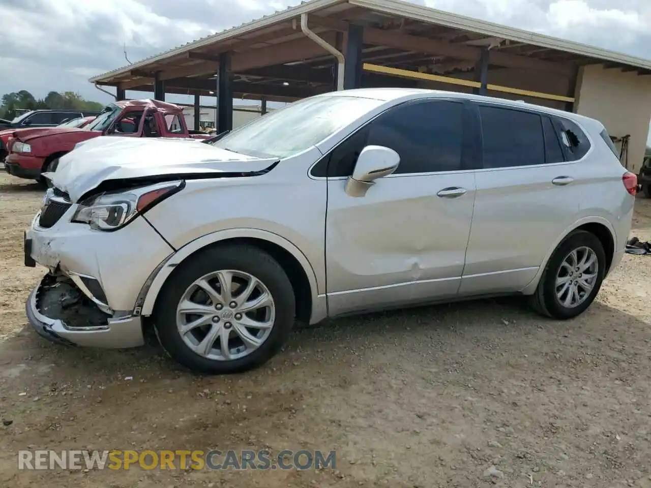 1 Photograph of a damaged car LRBFXBSA4KD091615 BUICK ENVISION 2019